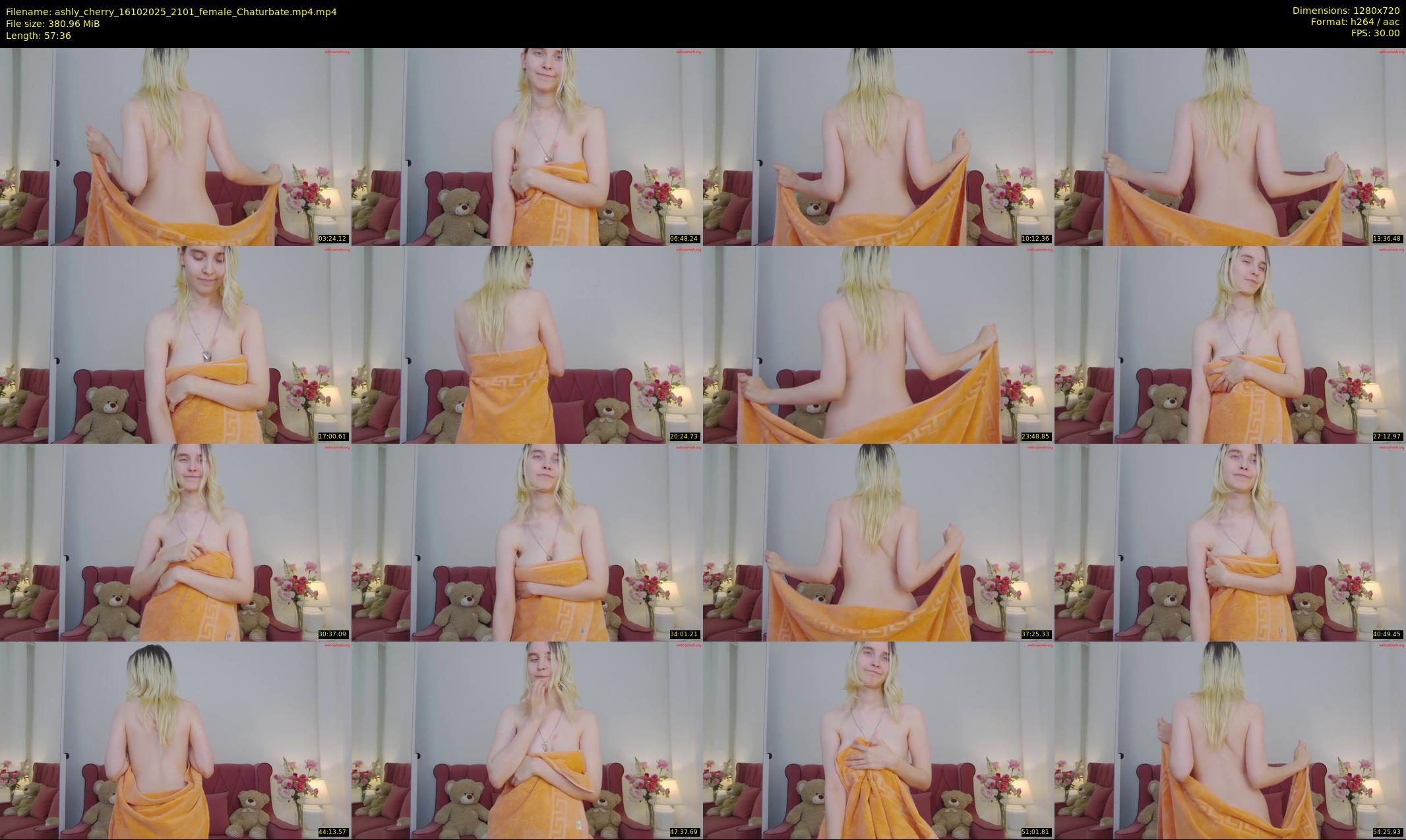 ashly_cherry — 58 minute Chaturbate female cam show recording, 720p, Oct 16, 2025
