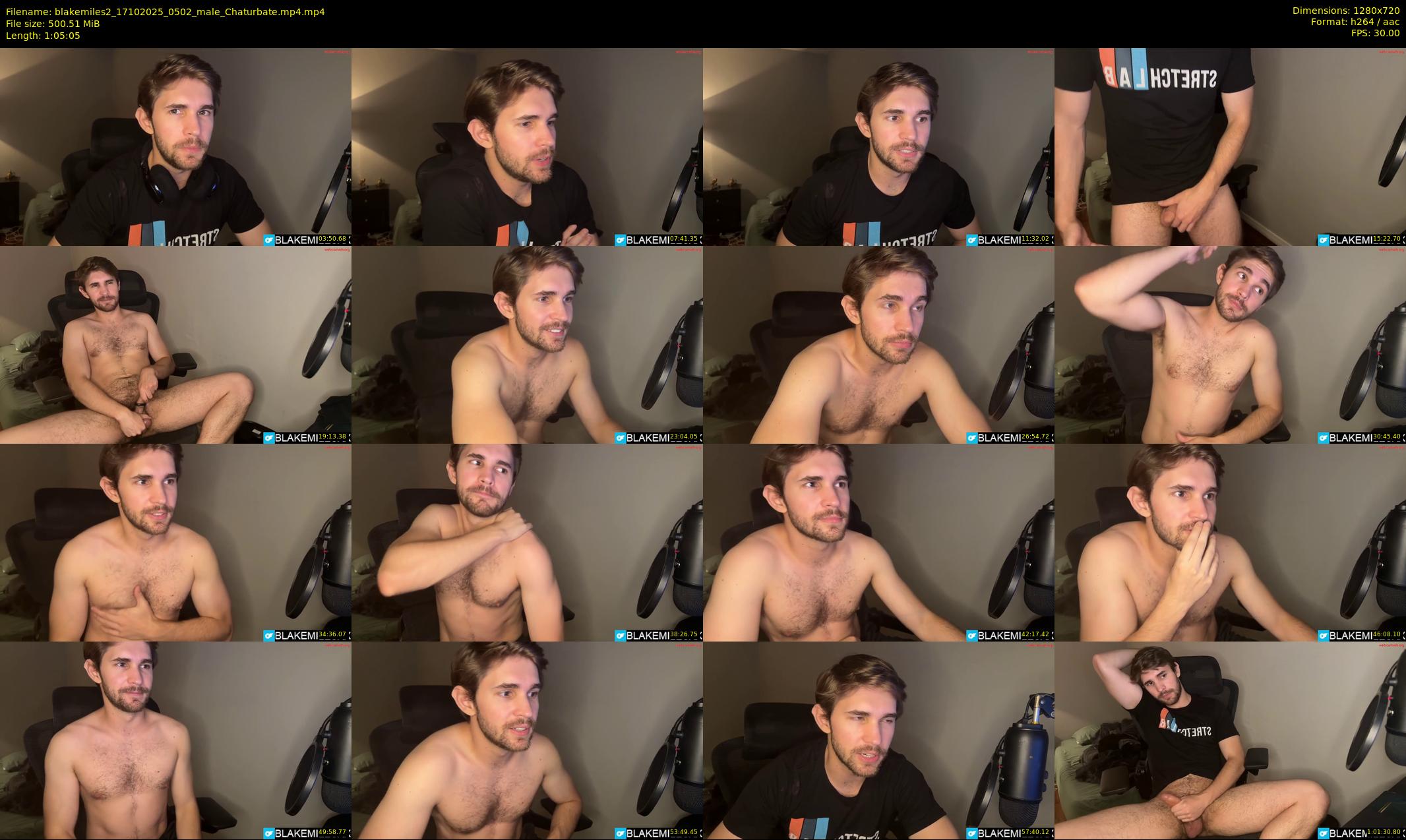 blakemiles2 — 66 minute Chaturbate male cam show recording, 720p, Oct 17, 2025