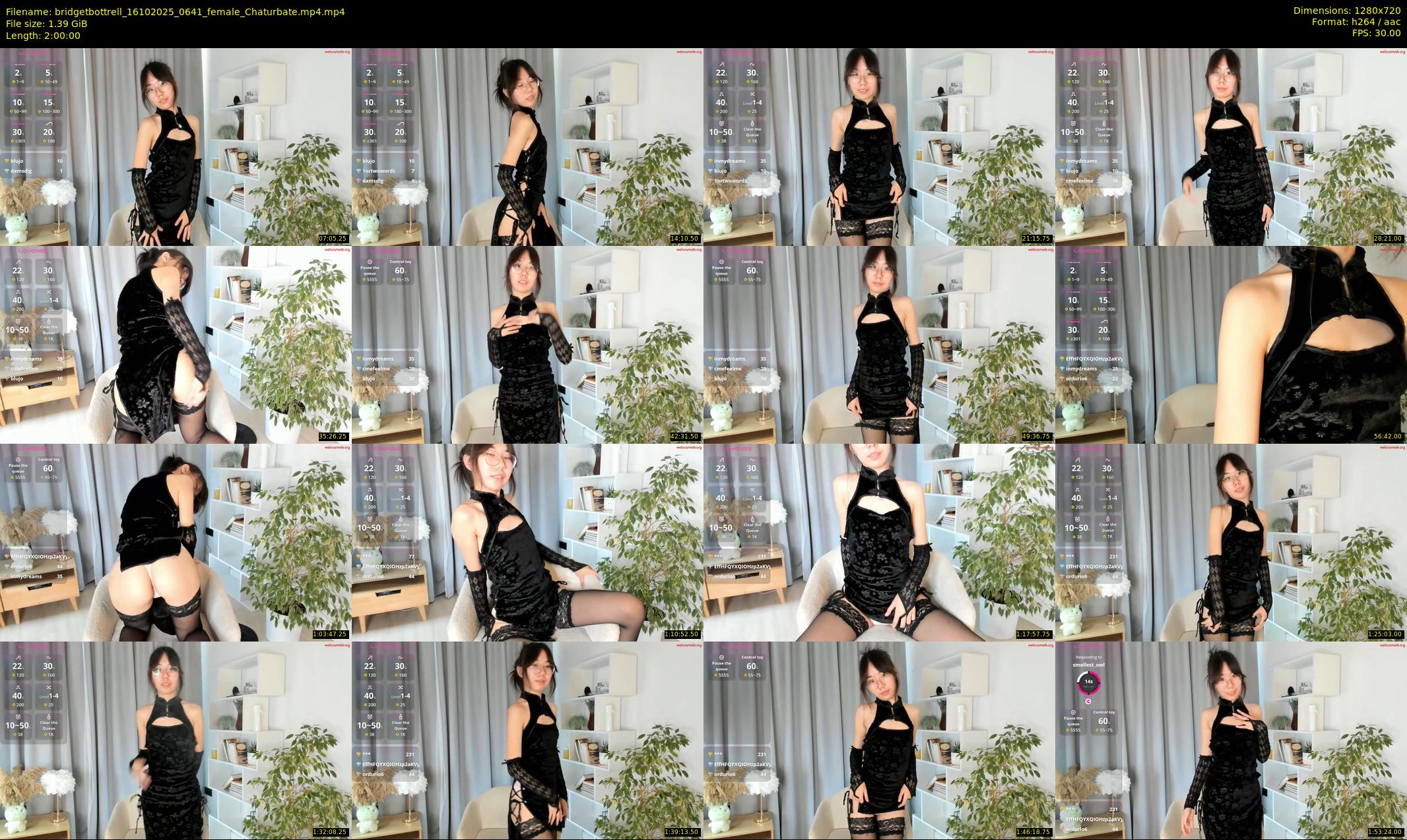 bridgetbottrell — 120 minute Chaturbate female cam show recording, 720p, Oct 16, 2025