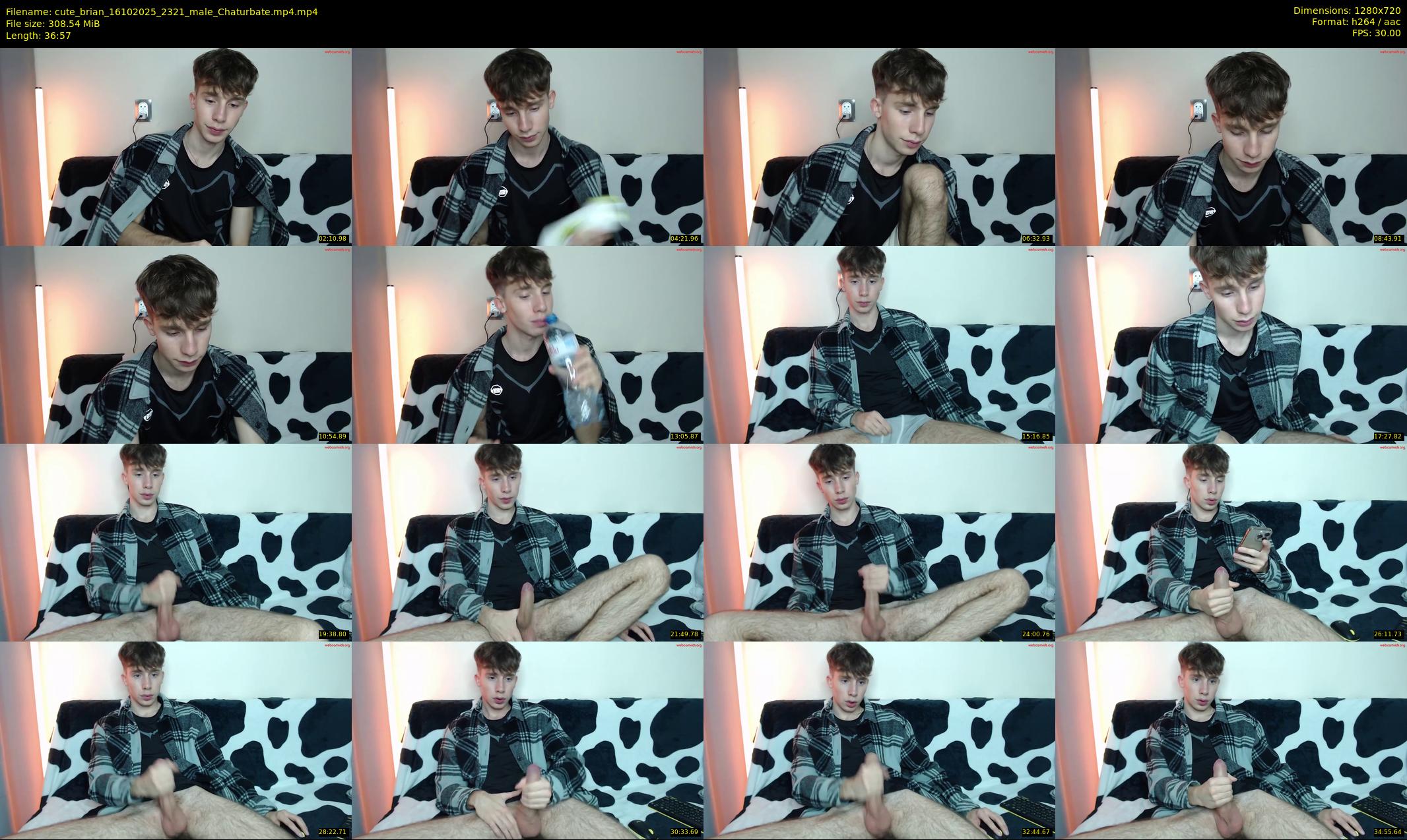 cute_brian — 37 minute Chaturbate male cam show recording, 720p, Oct 16, 2025