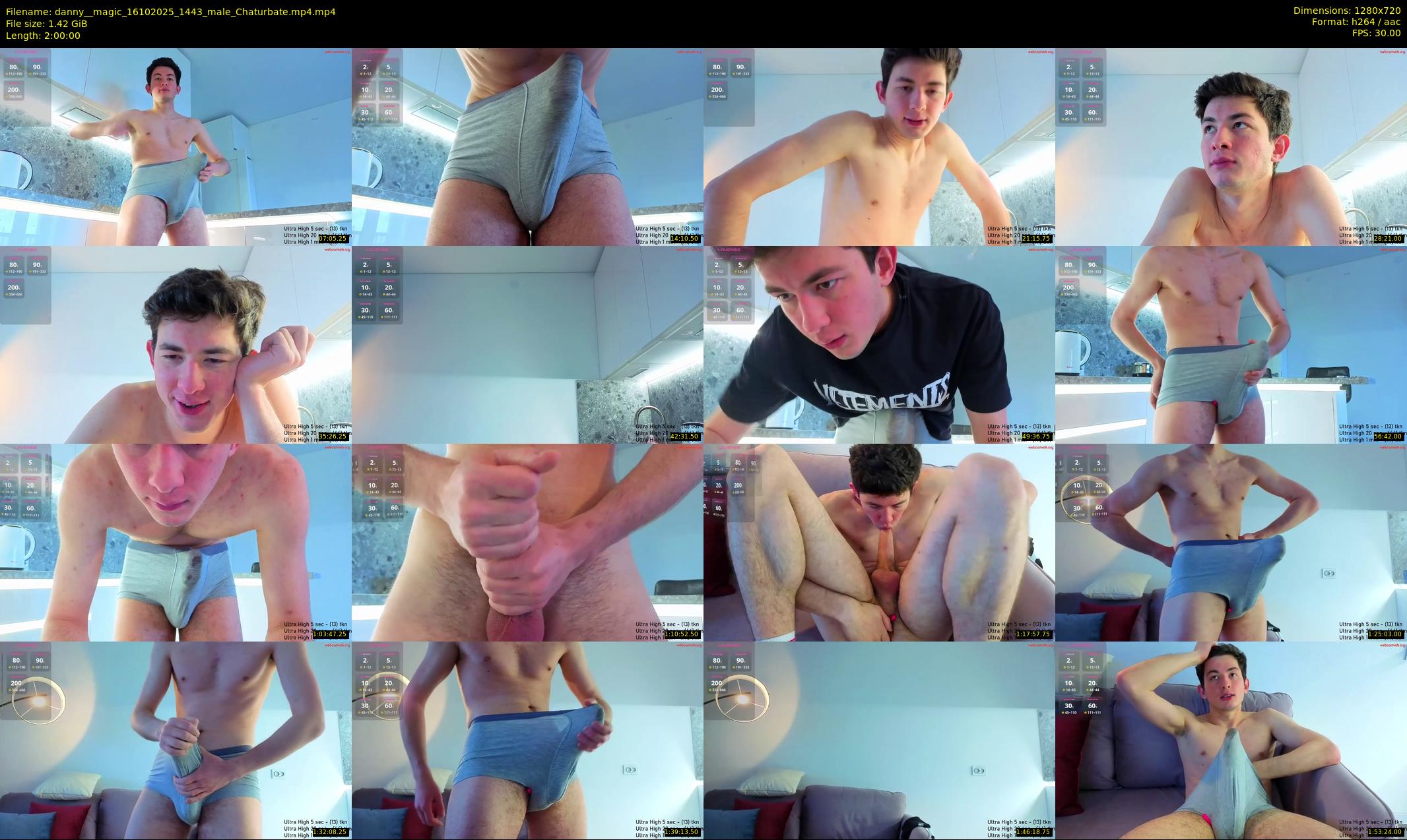 danny__magic — 120 minute Chaturbate male cam show recording, 720p, Oct 16, 2025