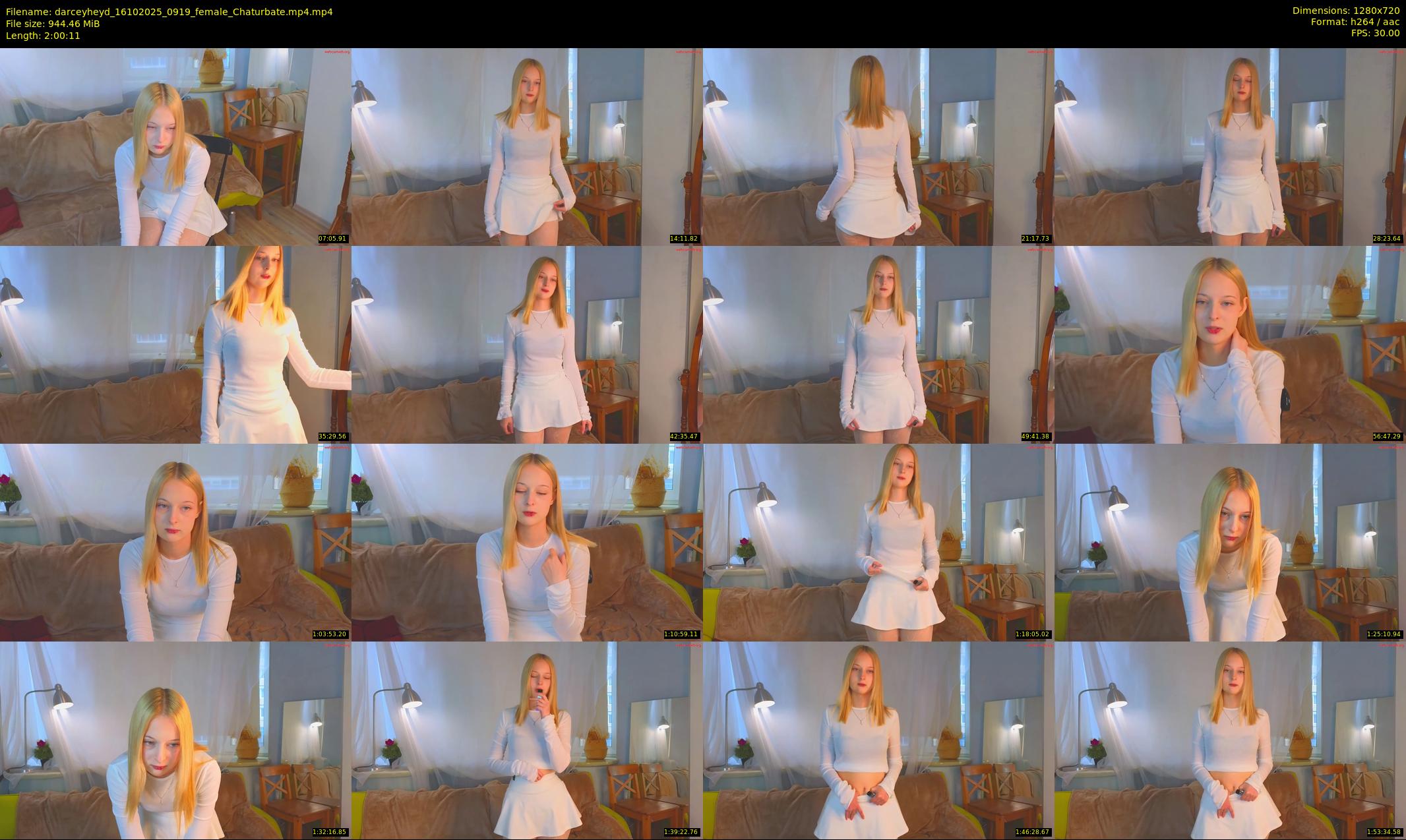 darceyheyd — 121 minute Chaturbate female cam show recording, 720p, Oct 16, 2025