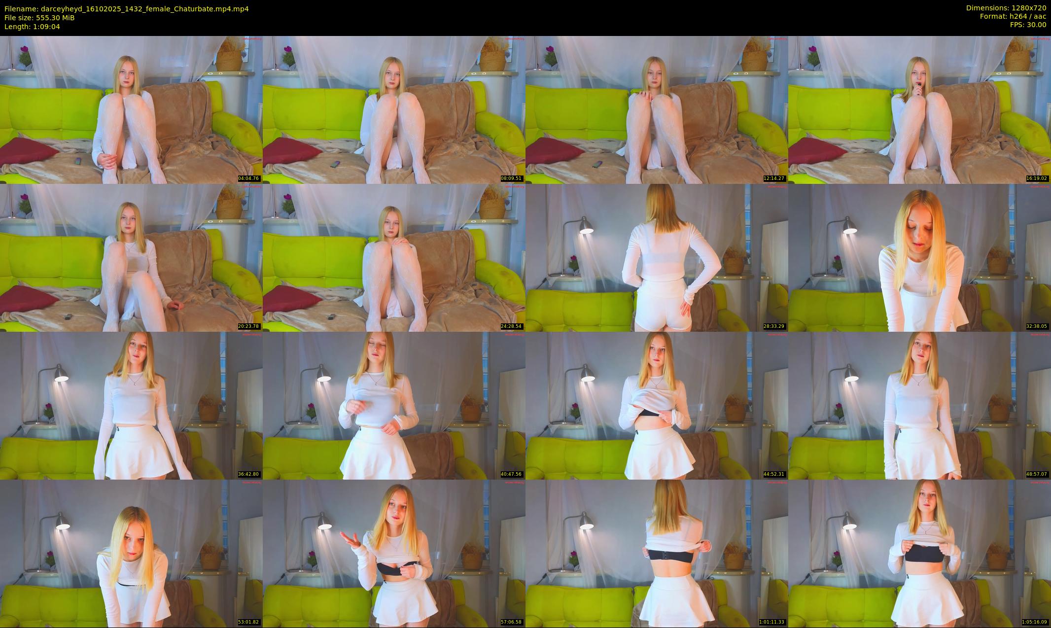 darceyheyd — 70 minute Chaturbate female cam show recording, 720p, Oct 16, 2025