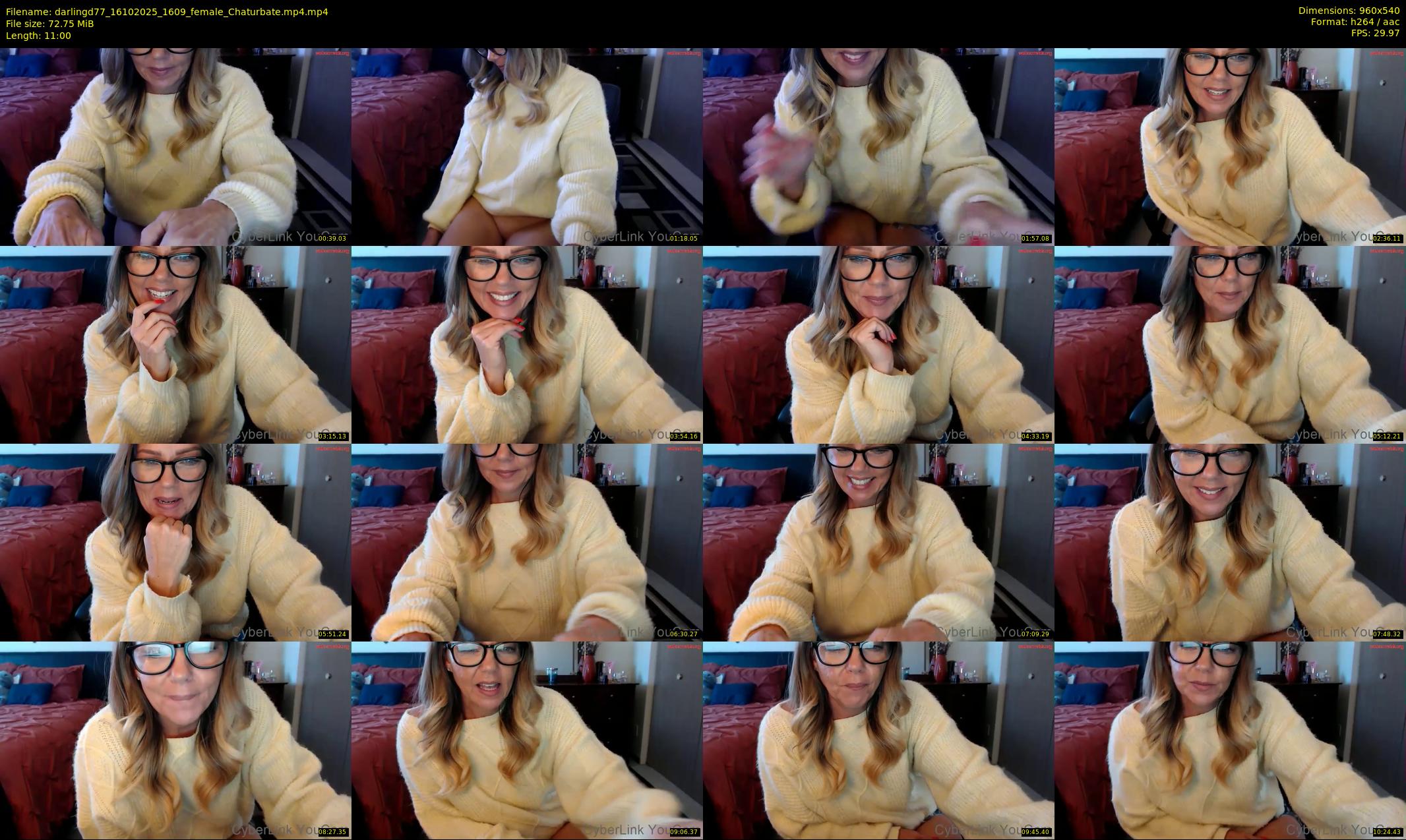 darlingd77 — 11 minute Chaturbate female cam show recording, 480p, Oct 16, 2025