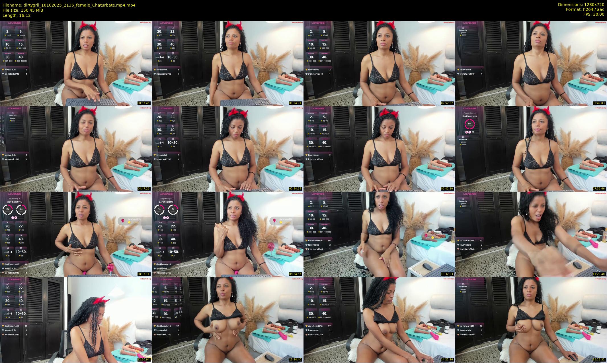 dirtygril — 17 minute Chaturbate female cam show recording, 720p, Oct 16, 2025