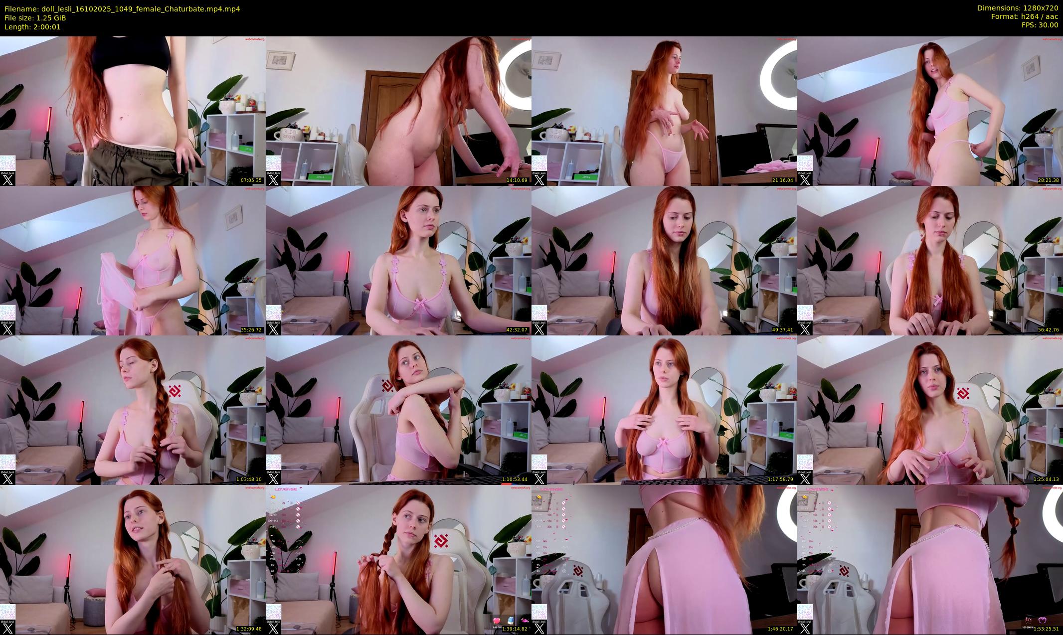 doll_lesli — 121 minute Chaturbate female cam show recording, 720p, Oct 16, 2025