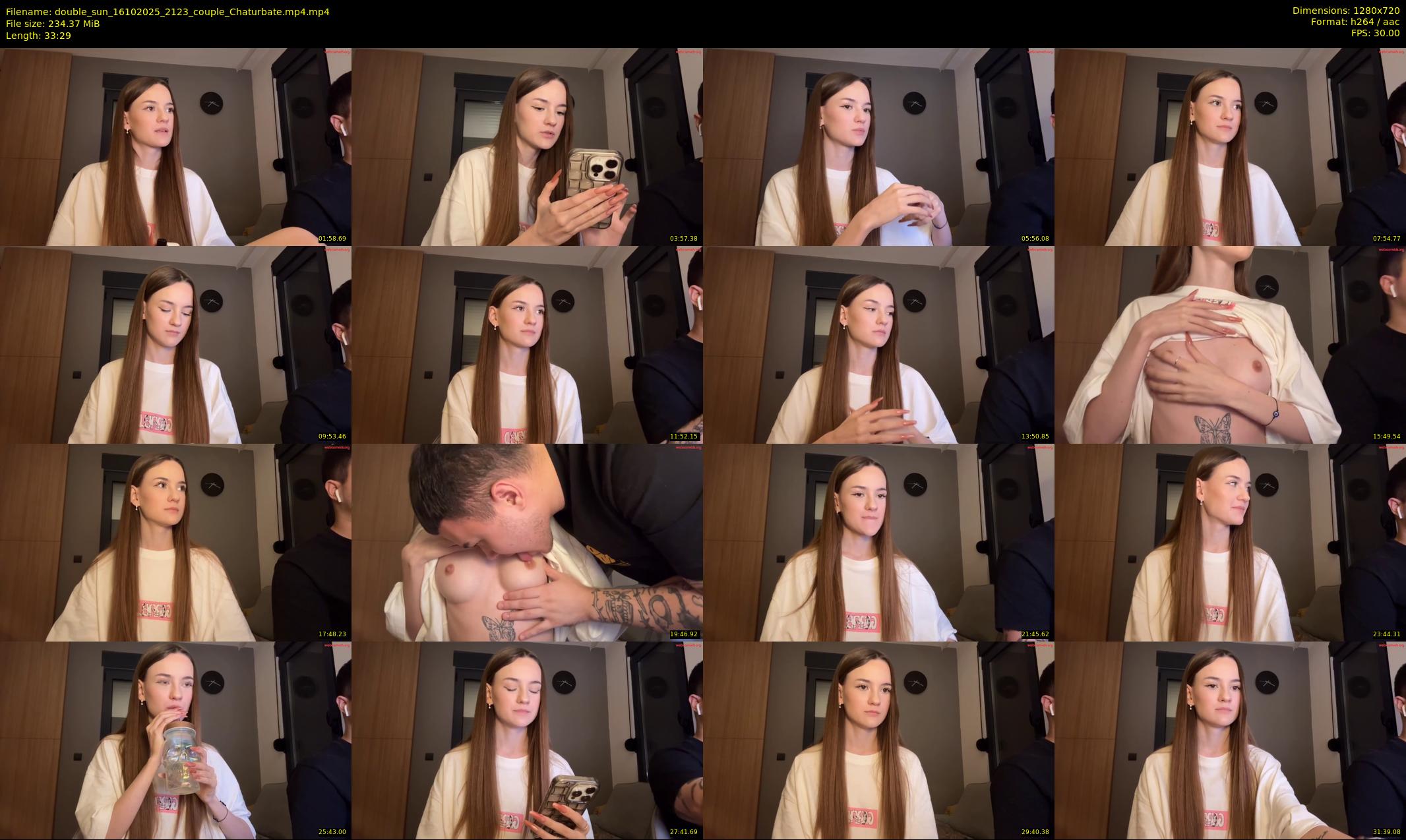 double_sun — 34 minute Chaturbate couple cam show recording, 720p, Oct 16, 2025