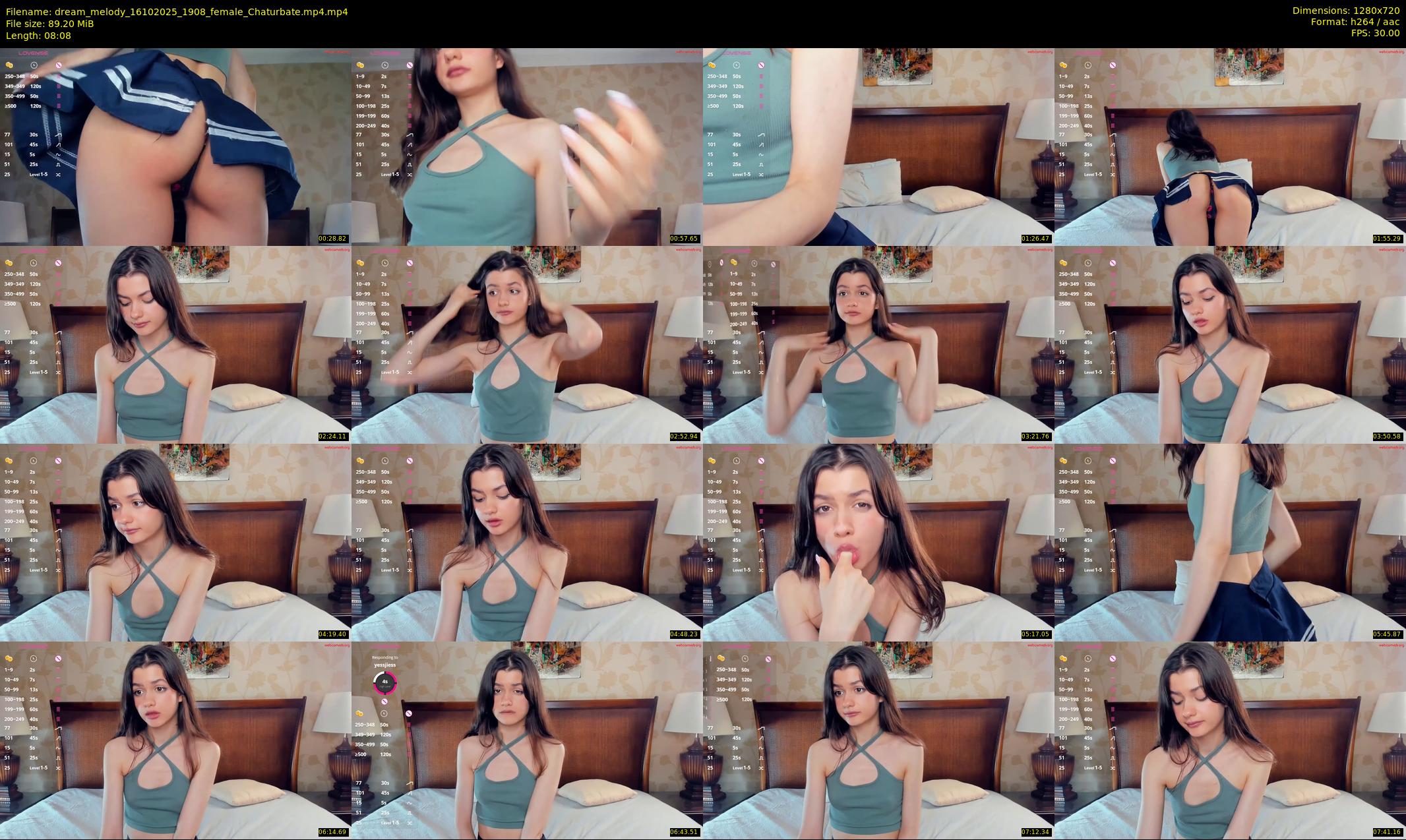 dream_melody — 9 minute Chaturbate female cam show recording, 720p, Oct 16, 2025