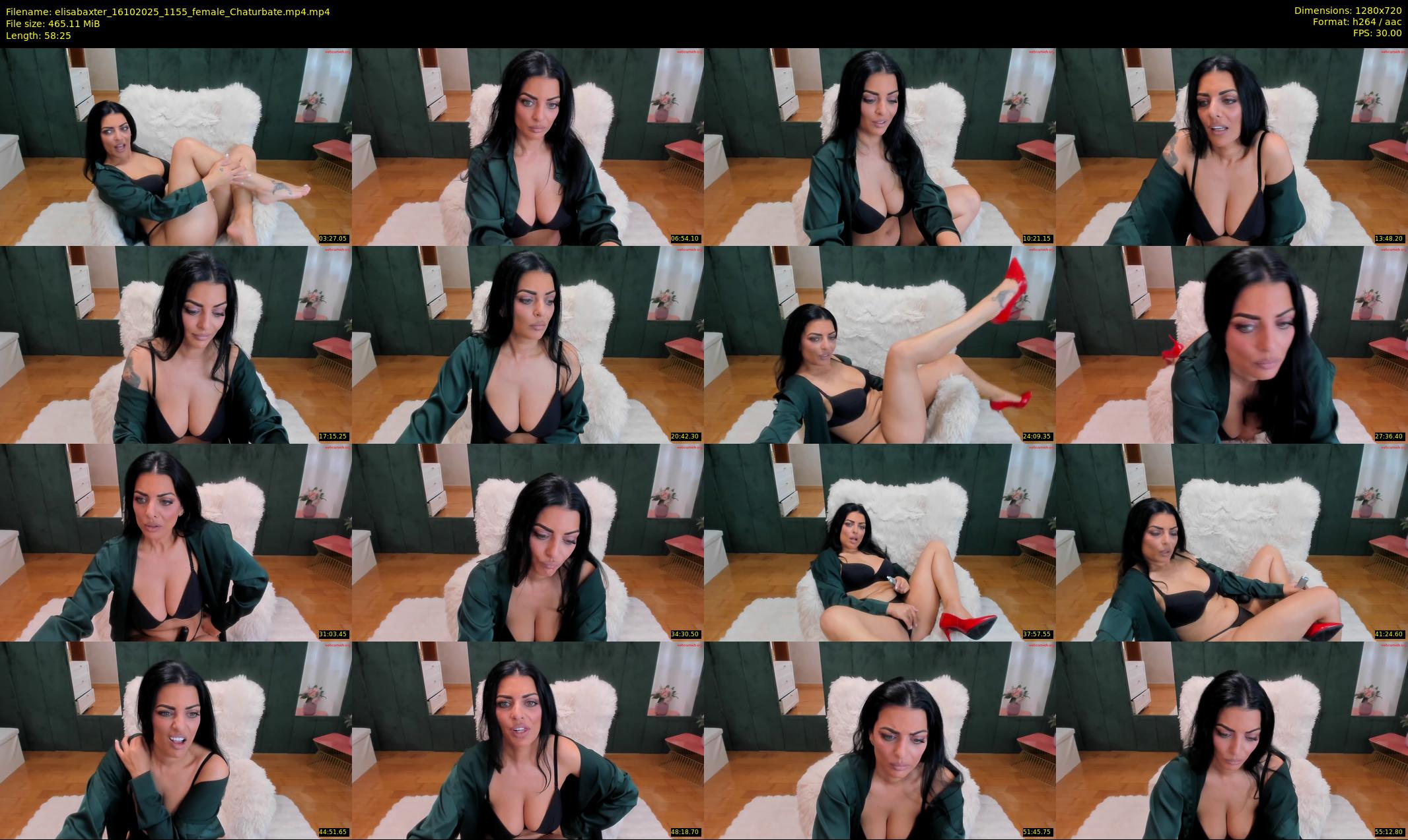 elisabaxter — 59 minute Chaturbate female cam show recording, 720p, Oct 16, 2025