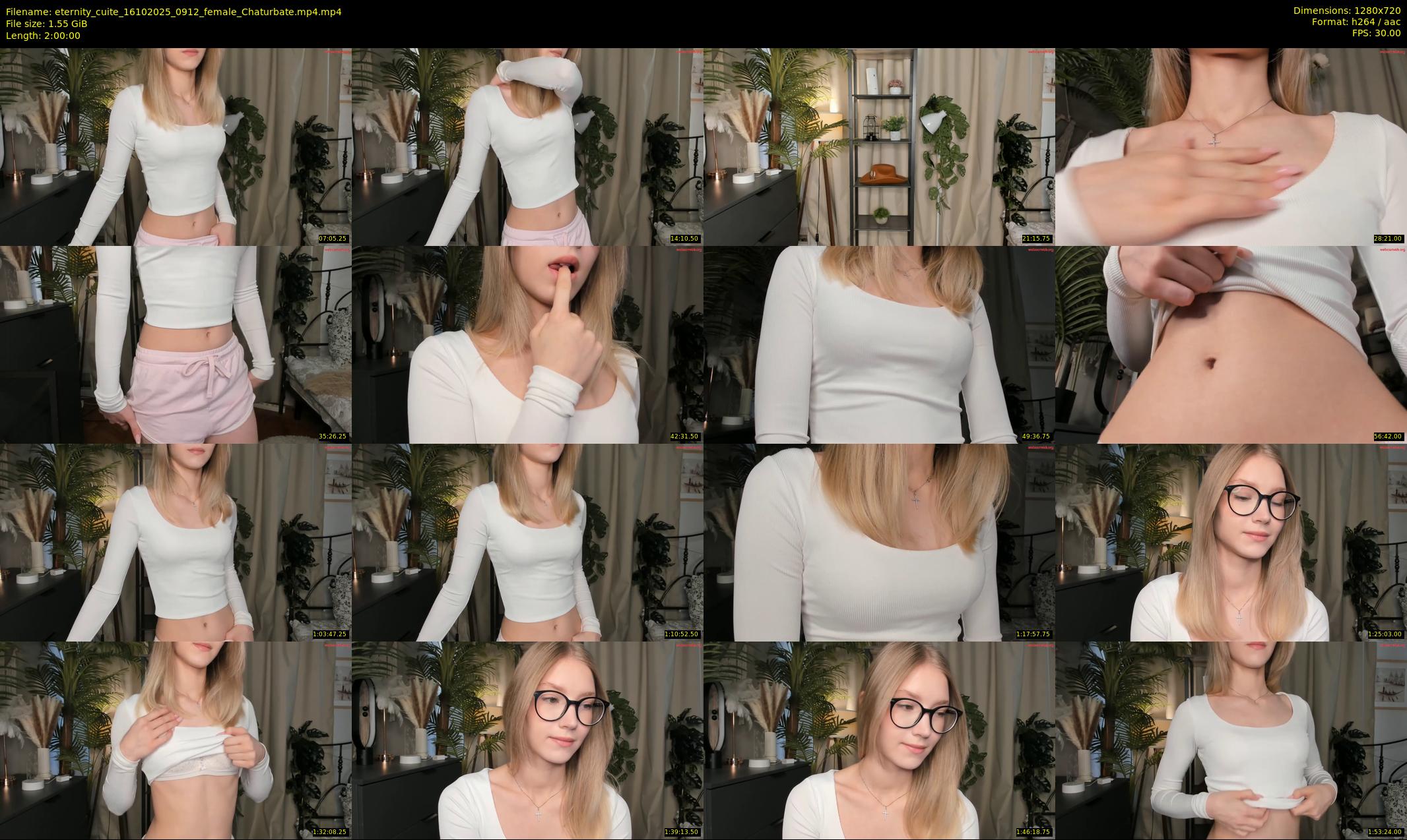 eternity_cuite — 120 minute Chaturbate female cam show recording, 720p, Oct 16, 2025