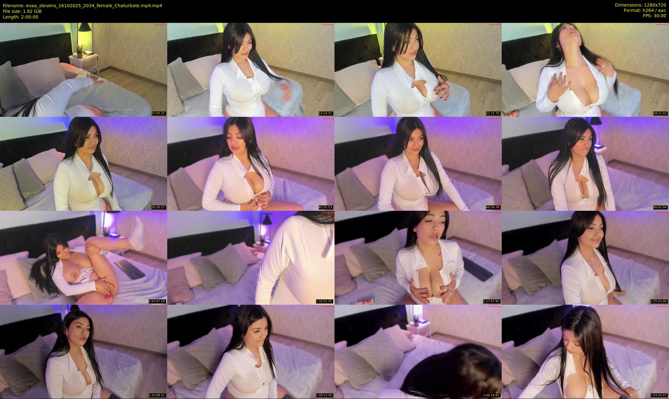 evaa_stevens — 120 minute Chaturbate female cam show recording, 720p, Oct 16, 2025