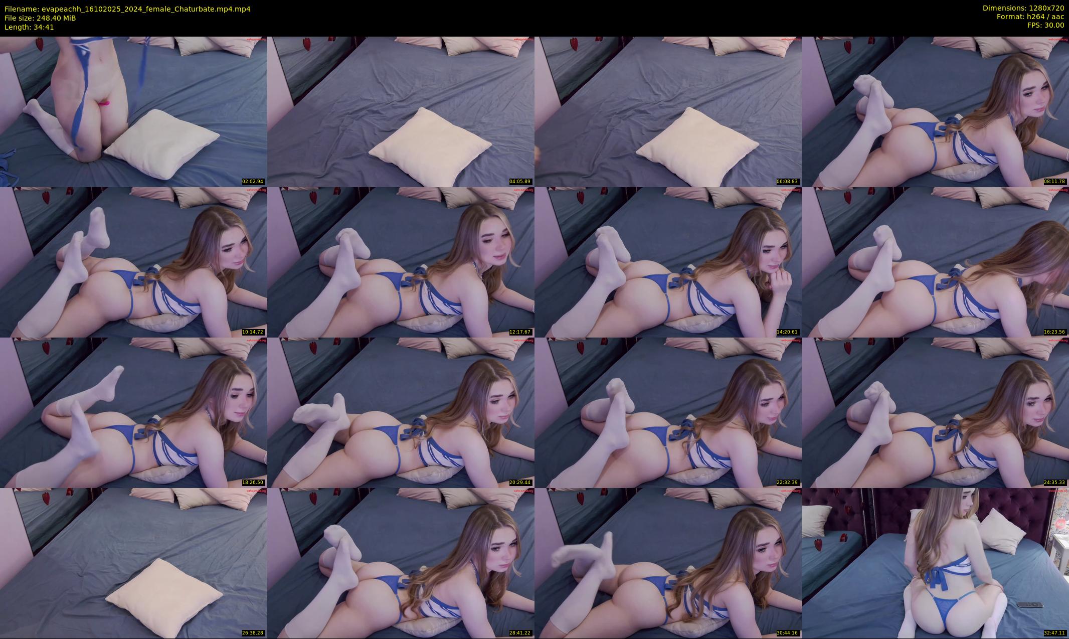 evapeachh — 35 minute Chaturbate female cam show recording, 720p, Oct 16, 2025