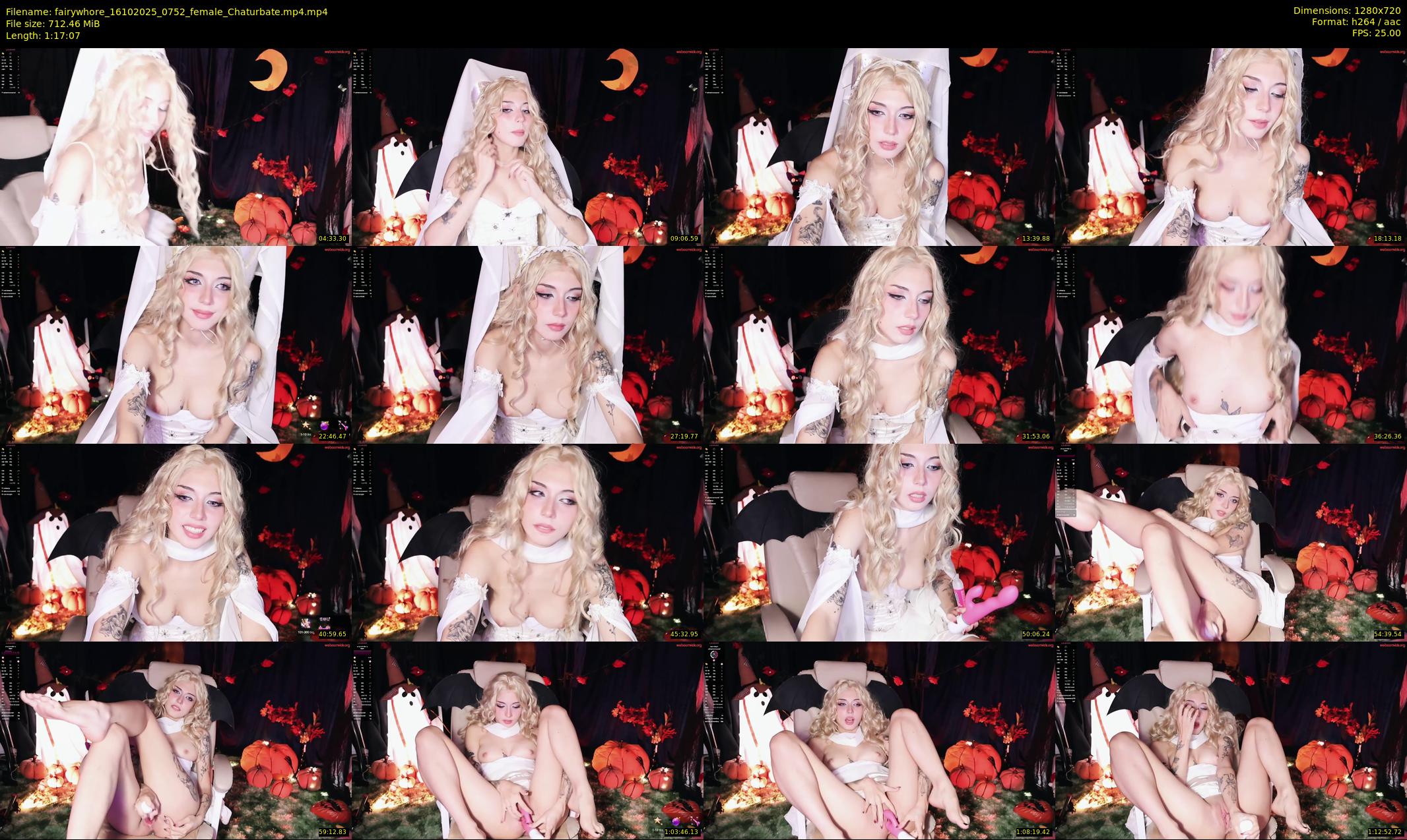 fairywhore — 78 minute Chaturbate female cam show recording, 720p, Oct 16, 2025