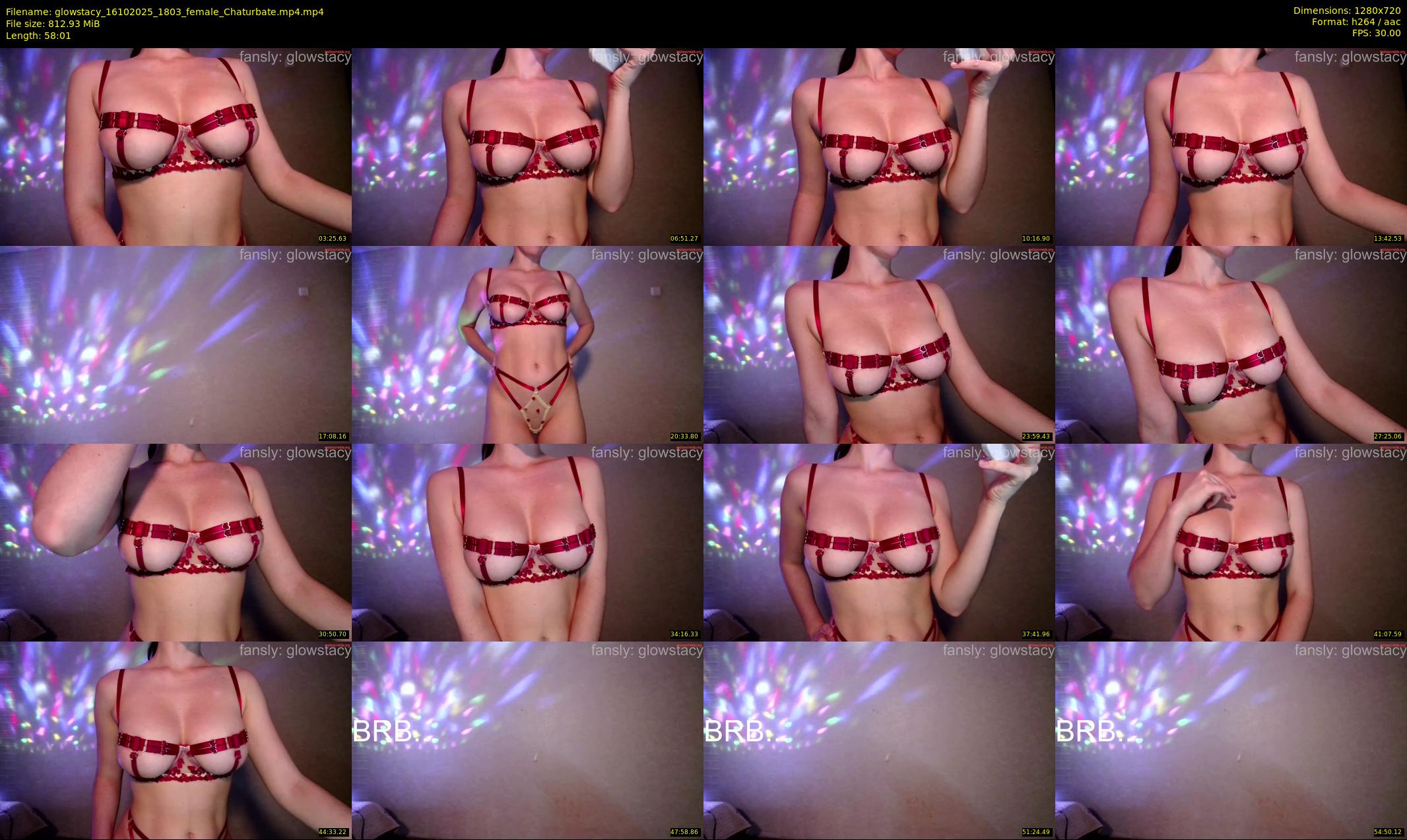 glowstacy — 59 minute Chaturbate female cam show recording, 720p, Oct 16, 2025