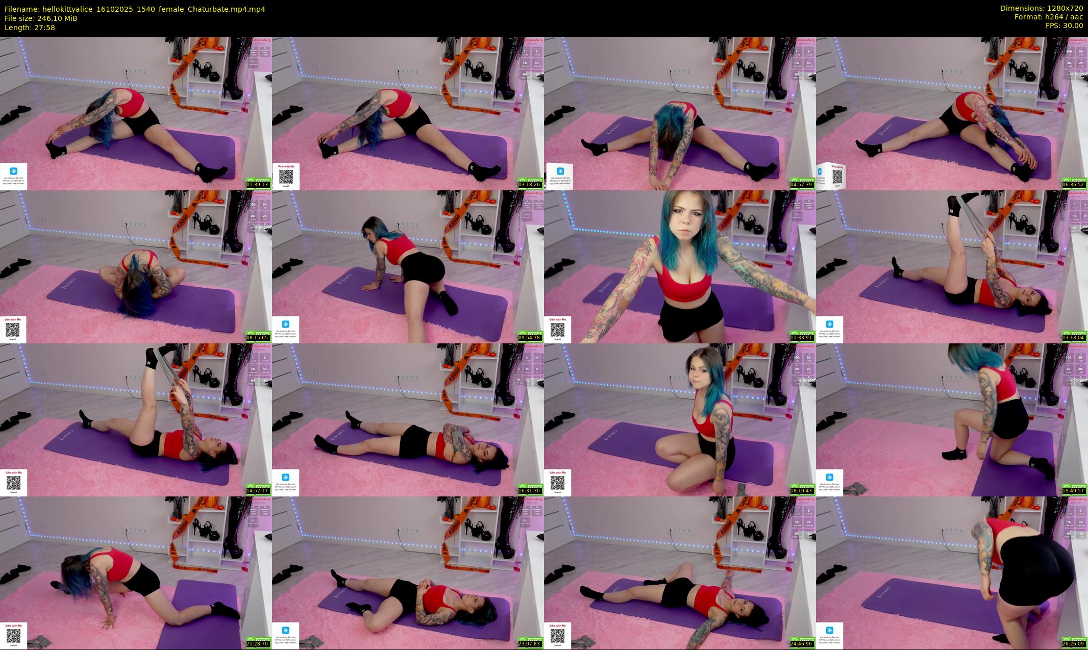 hellokittyalice — 28 minute Chaturbate female cam show recording, 720p, Oct 16, 2025