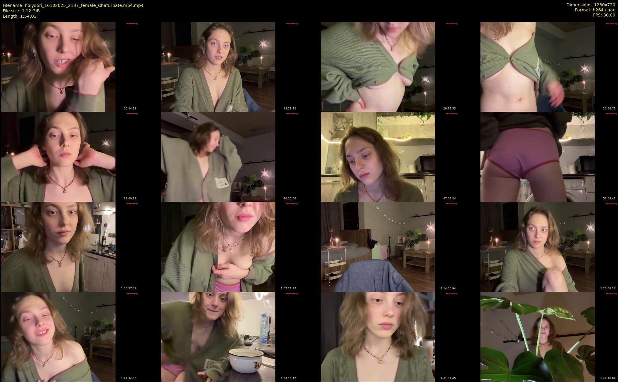 holydori — 115 minute Chaturbate female cam show recording, 720p, Oct 16, 2025
