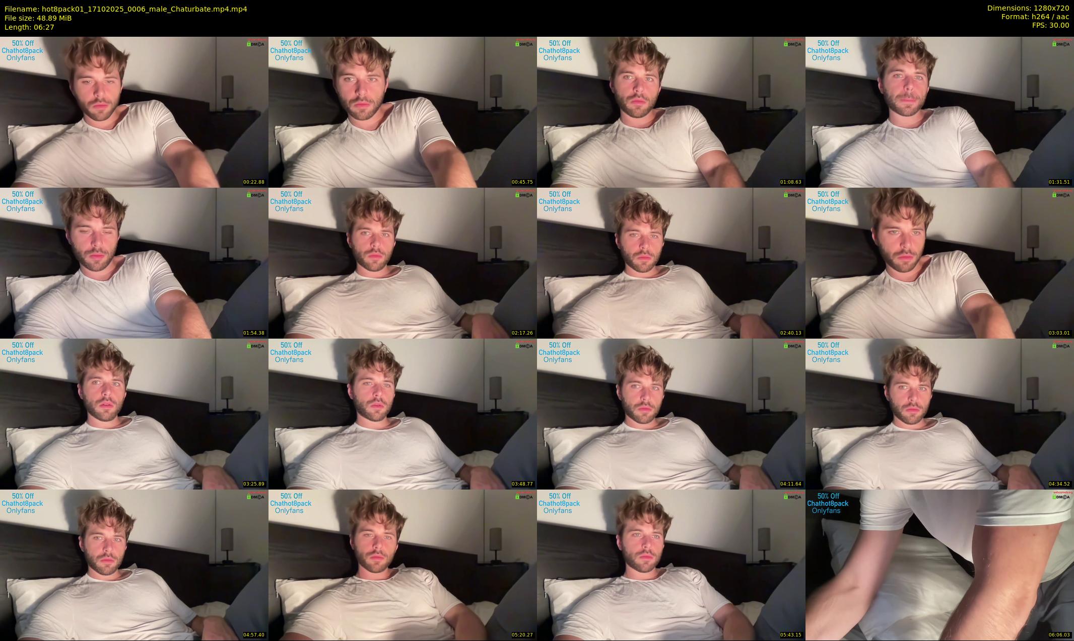 hot8pack01 — 7 minute Chaturbate male cam show recording, 720p, Oct 17, 2025