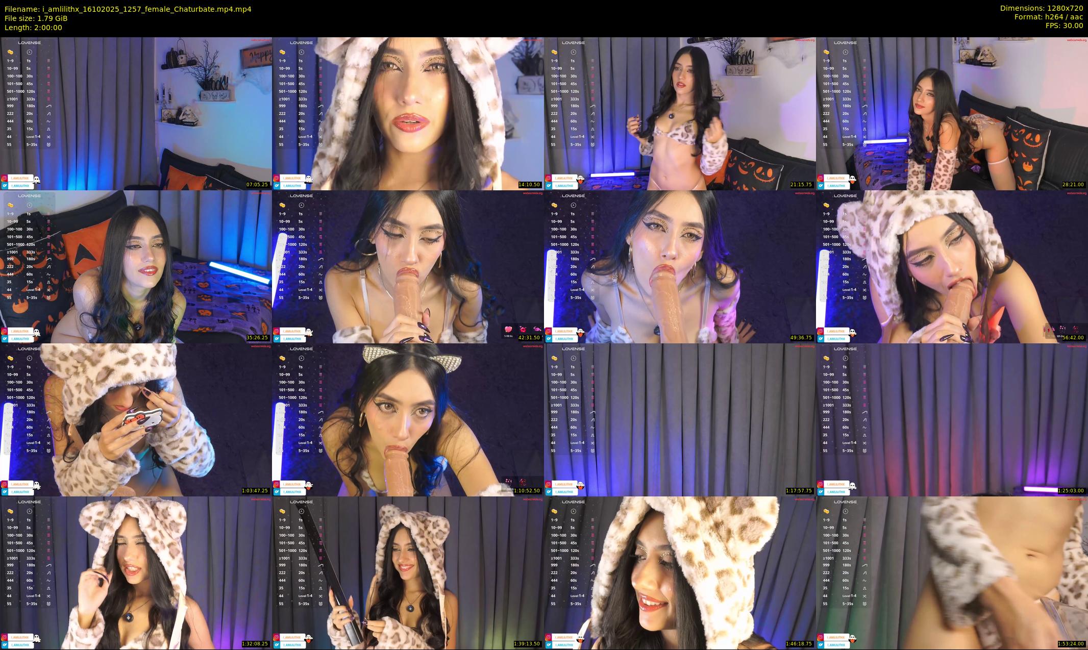 i_amlilithx — 120 minute Chaturbate female cam show recording, 720p, Oct 16, 2025