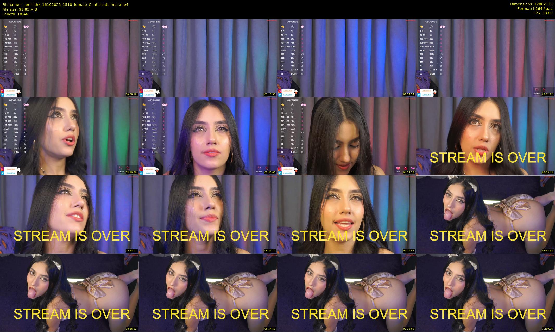 i_amlilithx — 11 minute Chaturbate female cam show recording, 720p, Oct 16, 2025