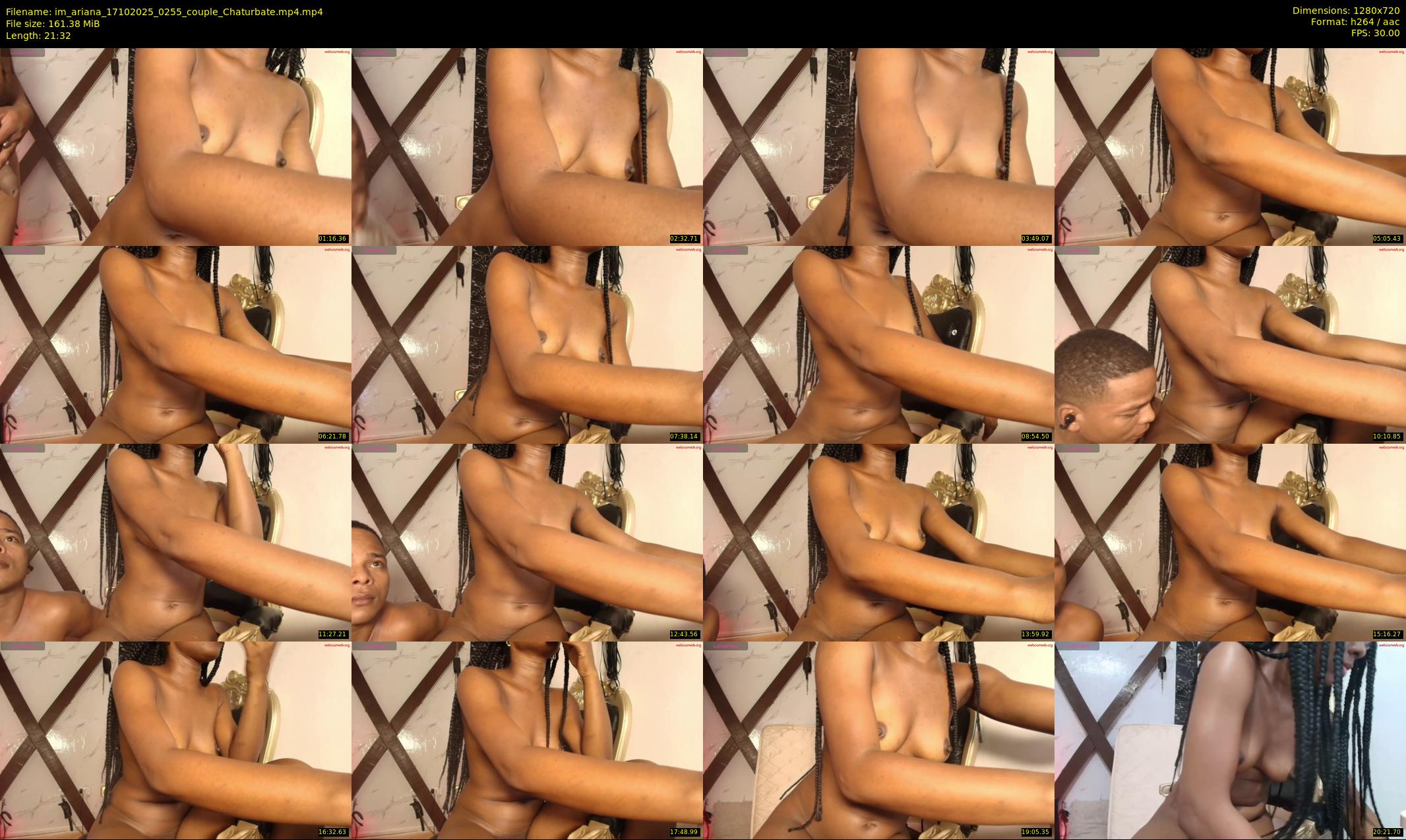 im_ariana — 22 minute Chaturbate couple cam show recording, 720p, Oct 17, 2025