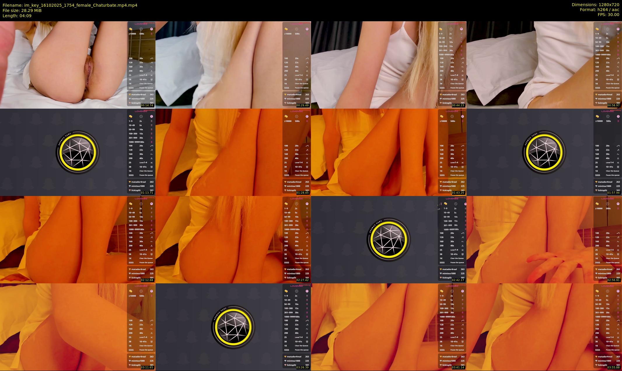 im_key — 5 minute Chaturbate female cam show recording, 720p, Oct 16, 2025