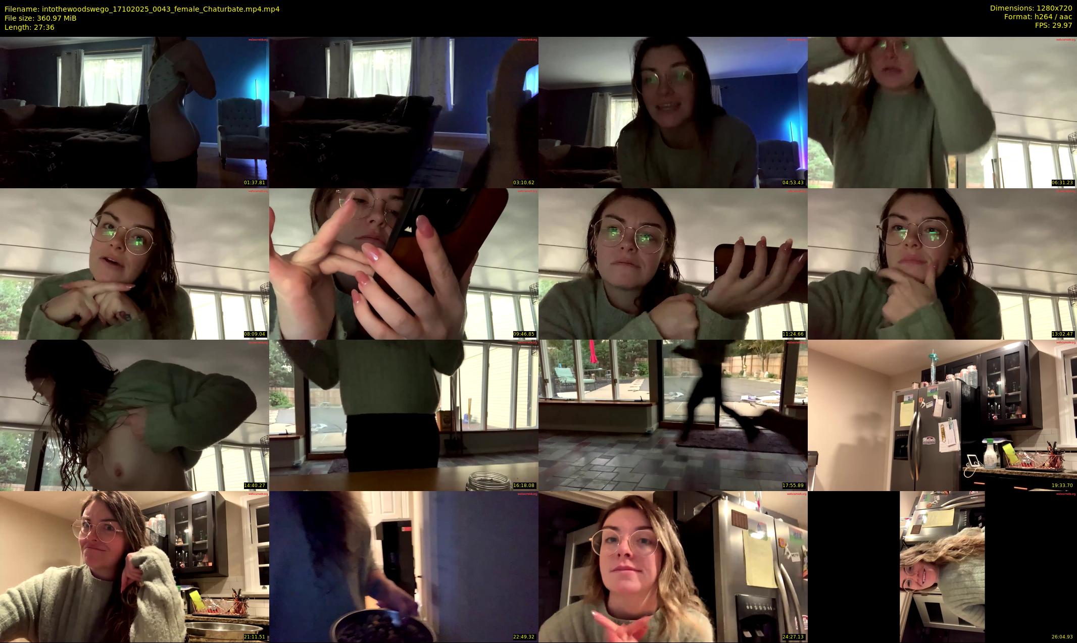 intothewoodswego — 28 minute Chaturbate female cam show recording, 720p, Oct 17, 2025
