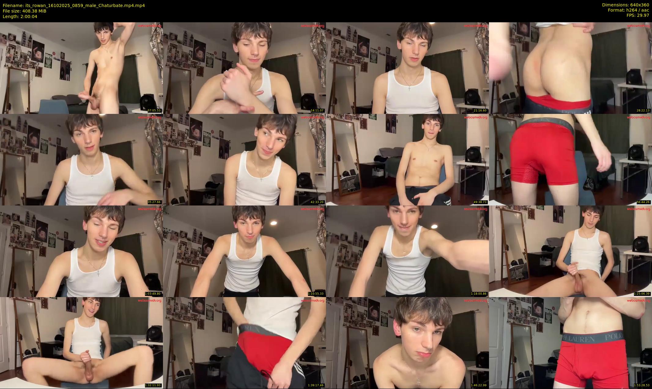 its_rowan — 121 minute Chaturbate male cam show recording, 360p, Oct 16, 2025