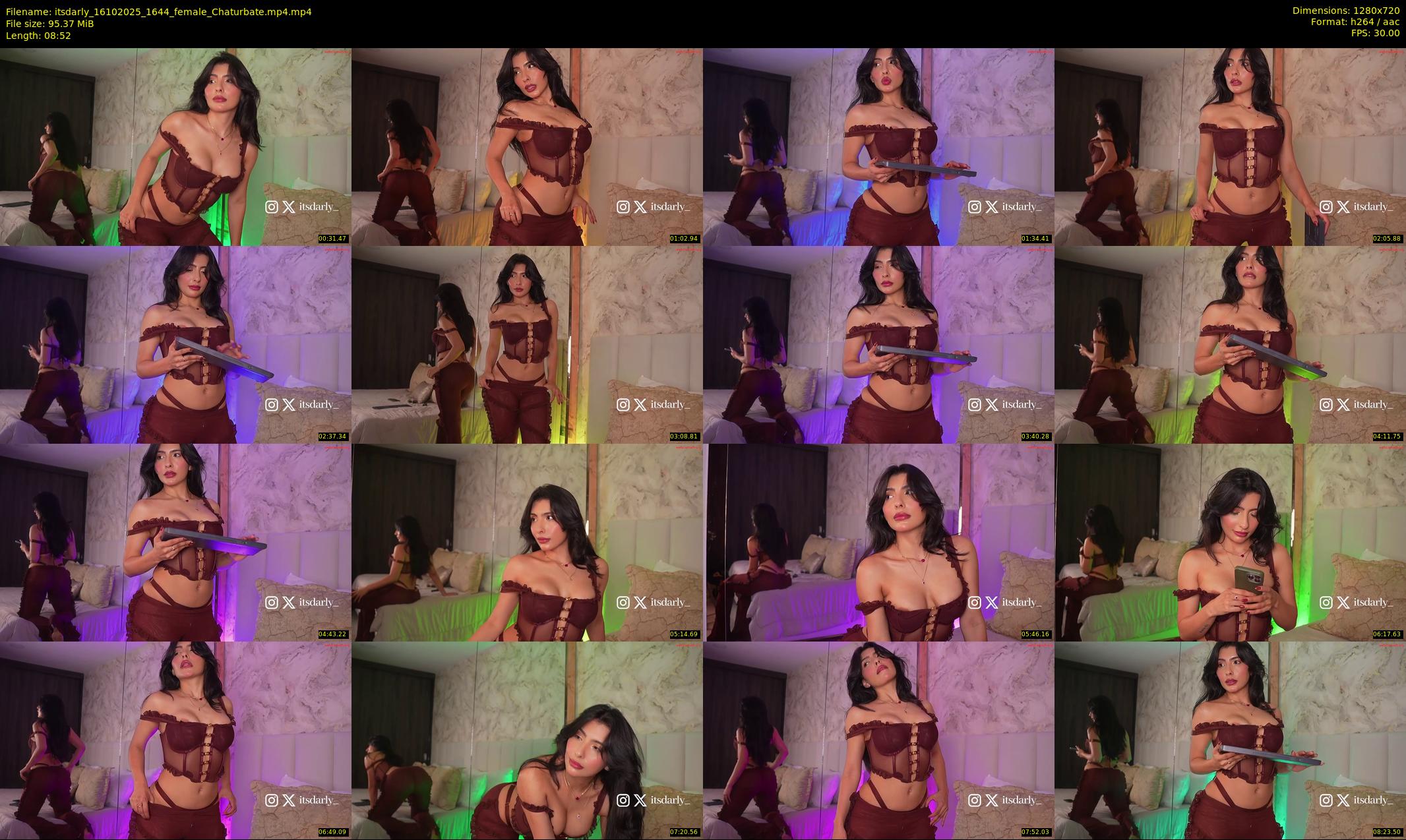 itsdarly — 9 minute Chaturbate female cam show recording, 720p, Oct 16, 2025