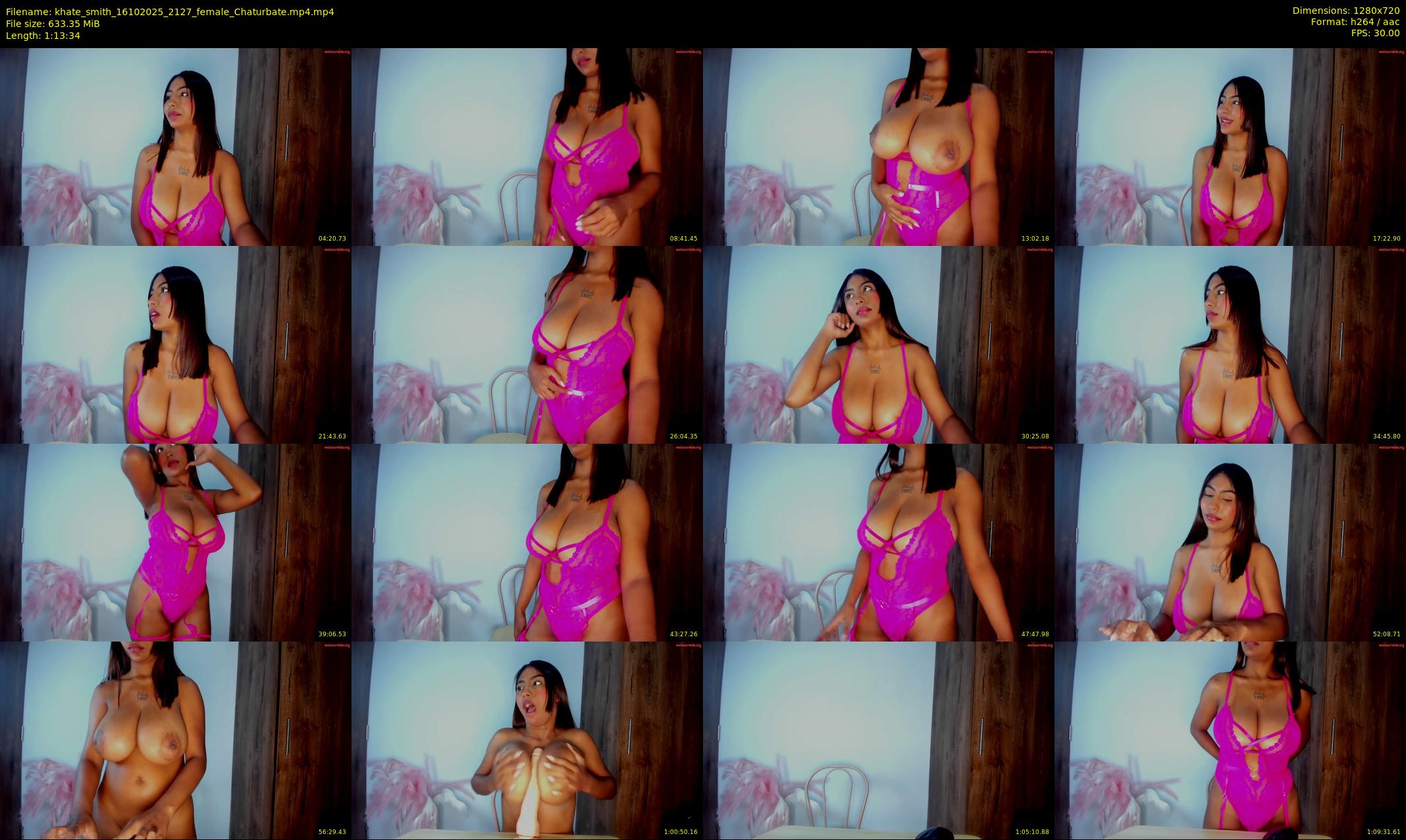 khate_smith — 74 minute Chaturbate female cam show recording, 720p, Oct 16, 2025