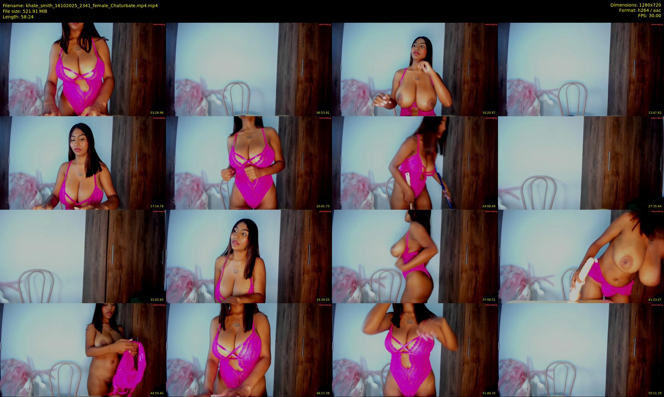 khate_smith — 59 minute Chaturbate female cam show recording, 720p, Oct 16, 2025