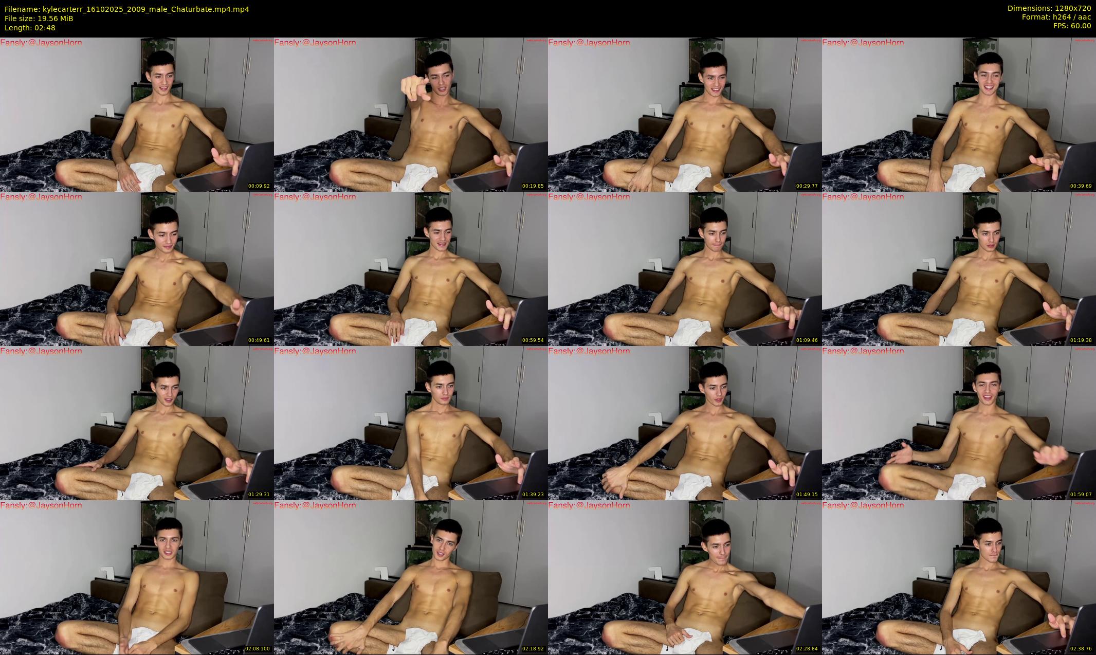 kylecarterr — 3 minute Chaturbate male cam show recording, 720p, Oct 16, 2025