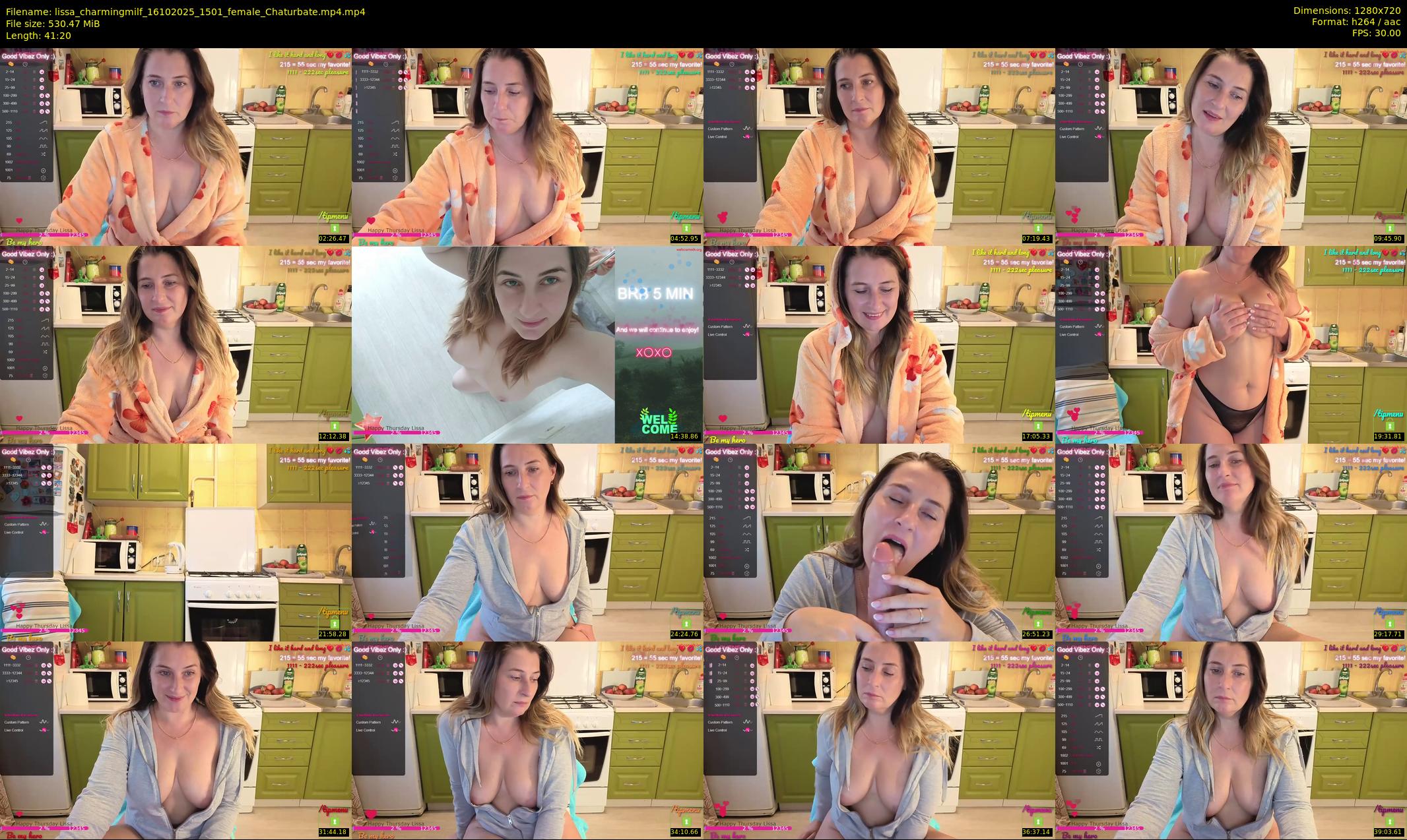 lissa_charmingmilf — 42 minute Chaturbate female cam show recording, 720p, Oct 16, 2025