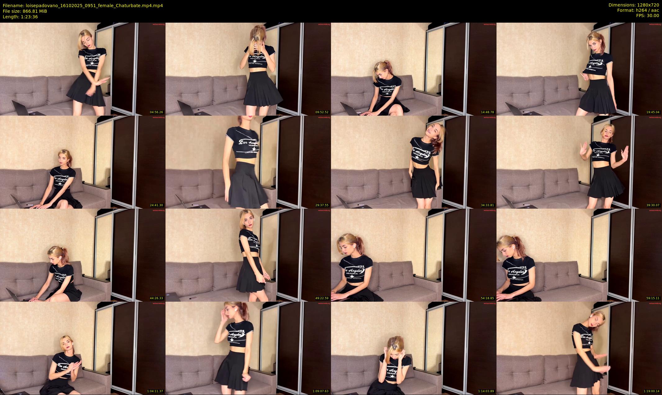 loisepadovano — 84 minute Chaturbate female cam show recording, 720p, Oct 16, 2025