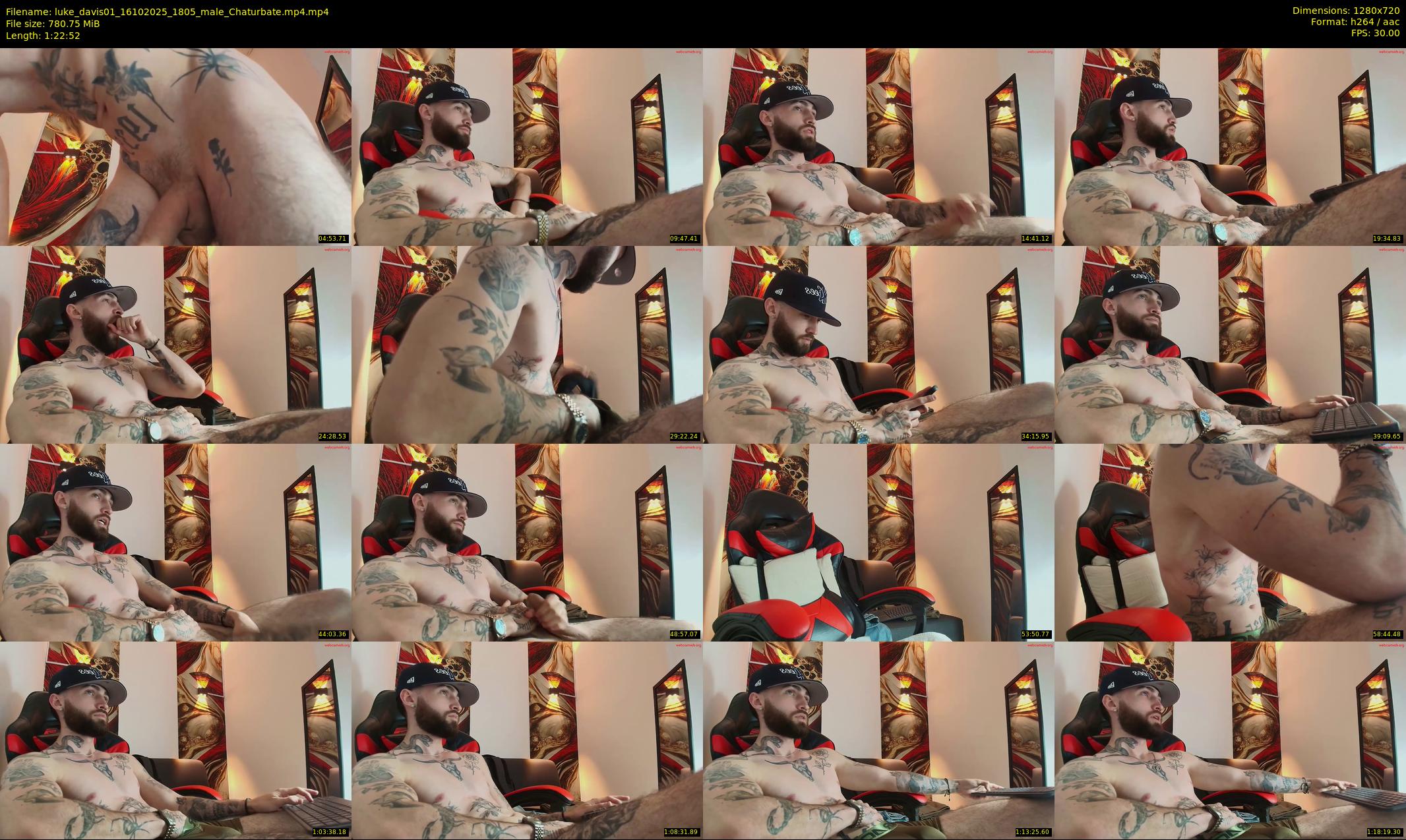 luke_davis01 — 83 minute Chaturbate male cam show recording, 720p, Oct 16, 2025
