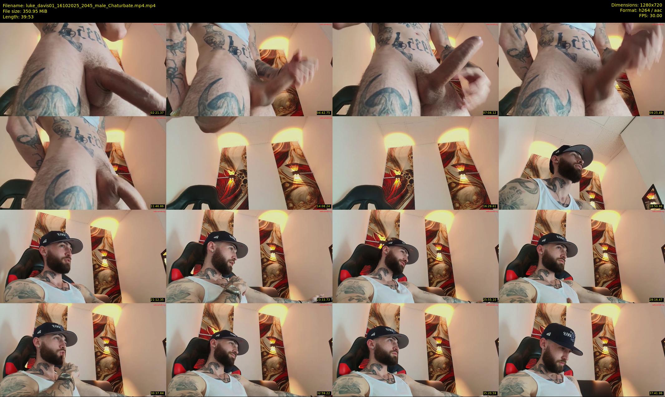 luke_davis01 — 40 minute Chaturbate male cam show recording, 720p, Oct 16, 2025