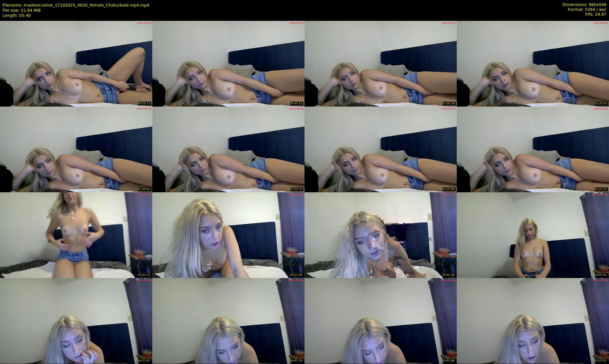 madiexcuslive — 6 minute Chaturbate female cam show recording, 480p, Oct 17, 2025