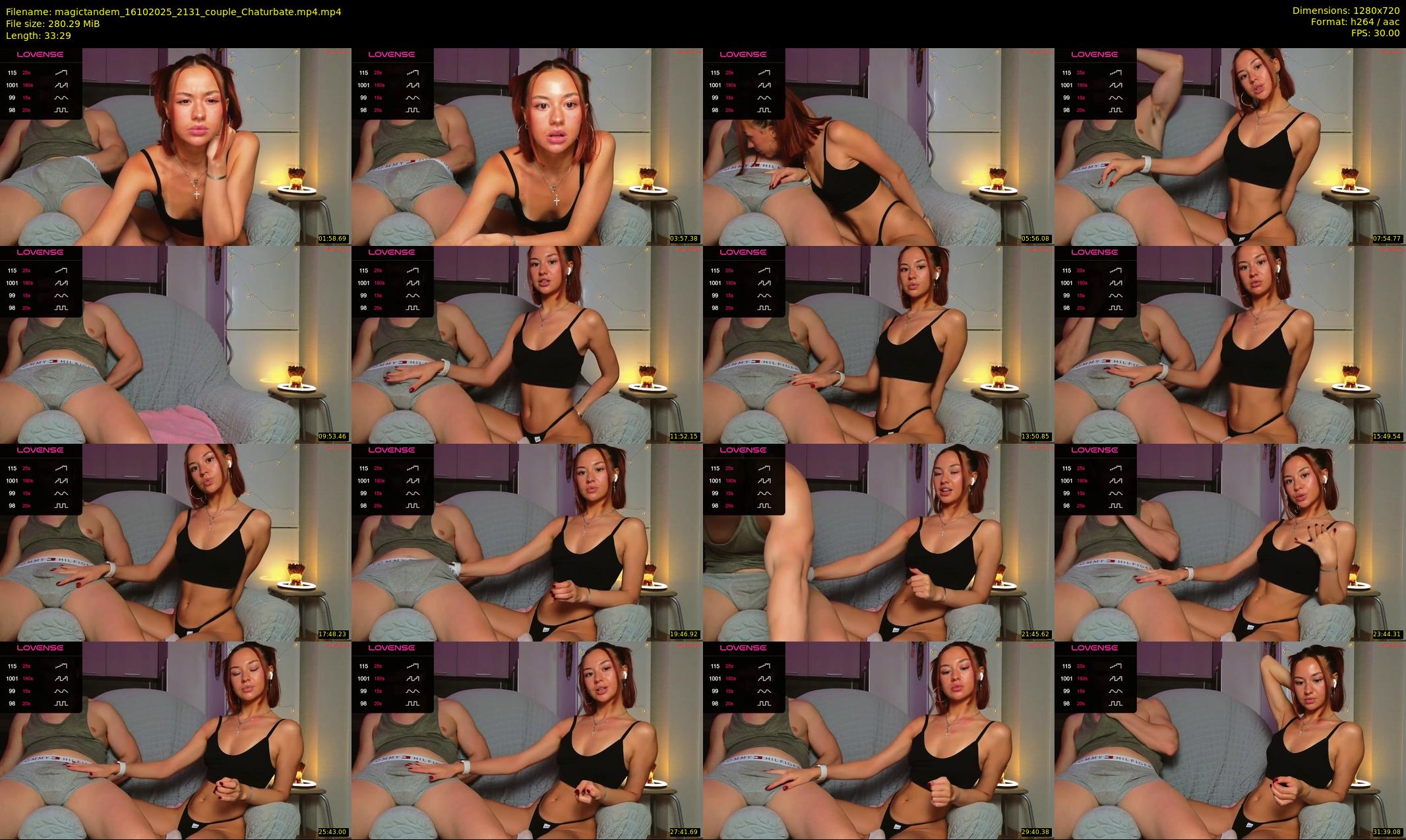 magictandem — 34 minute Chaturbate couple cam show recording, 720p, Oct 16, 2025