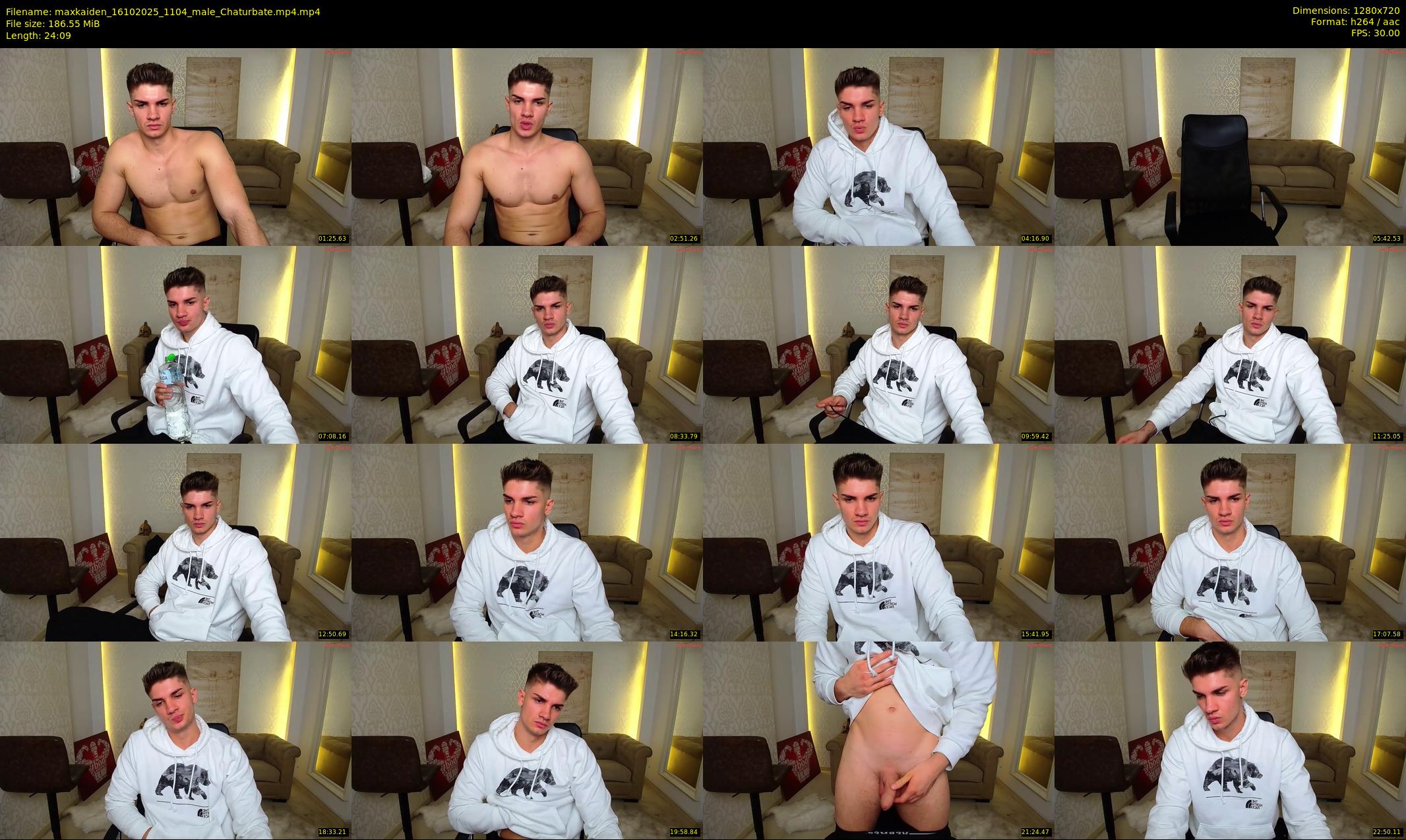 maxkaiden — 25 minute Chaturbate male cam show recording, 720p, Oct 16, 2025