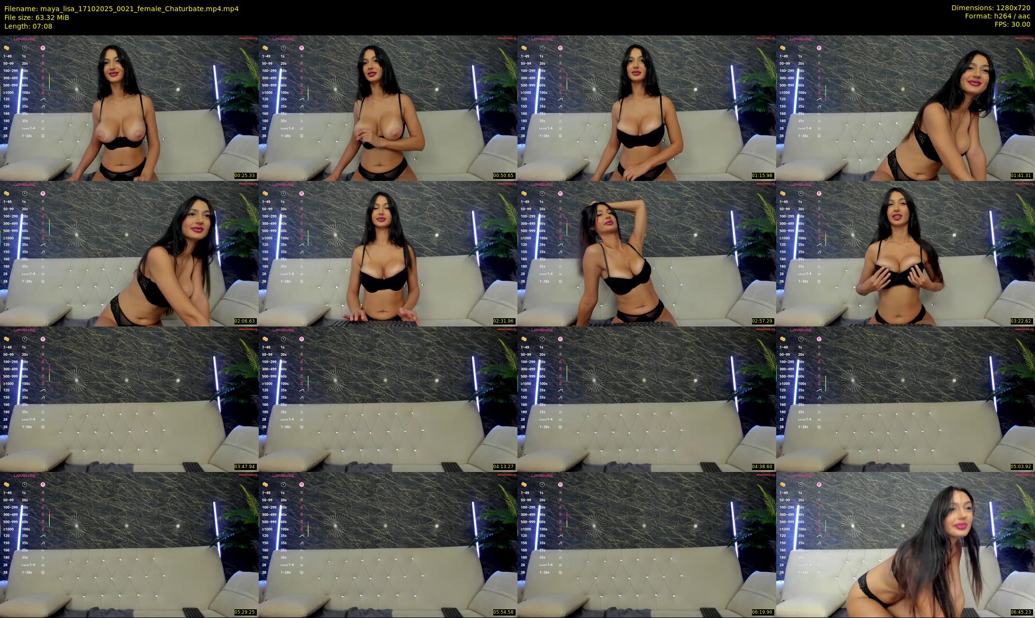 maya_lisa — 8 minute Chaturbate female cam show recording, 720p, Oct 17, 2025