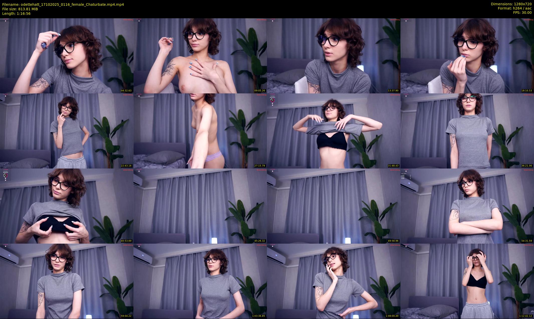 odettehatt — 77 minute Chaturbate female cam show recording, 720p, Oct 17, 2025