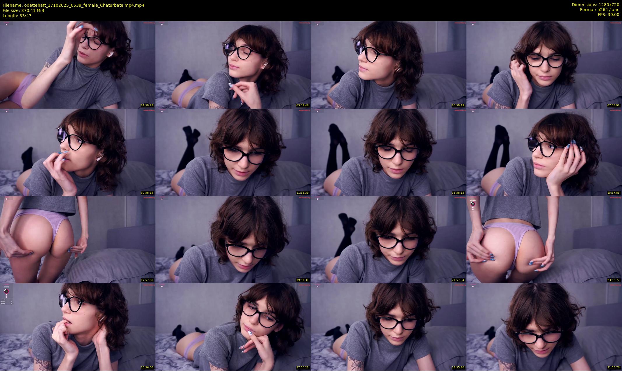 odettehatt — 34 minute Chaturbate female cam show recording, 720p, Oct 17, 2025