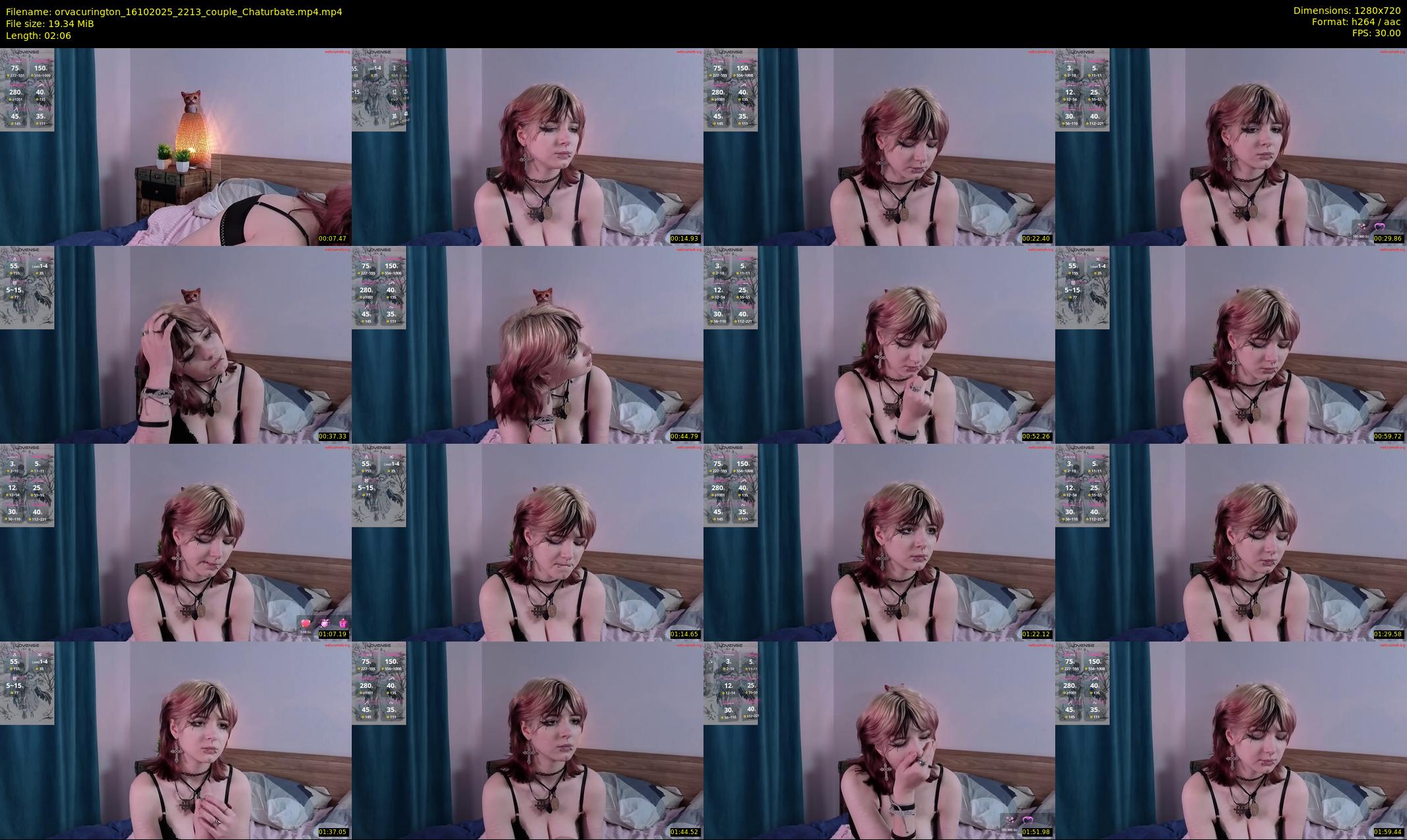 orvacurington — 3 minute Chaturbate female cam show recording, 720p, Oct 16, 2025