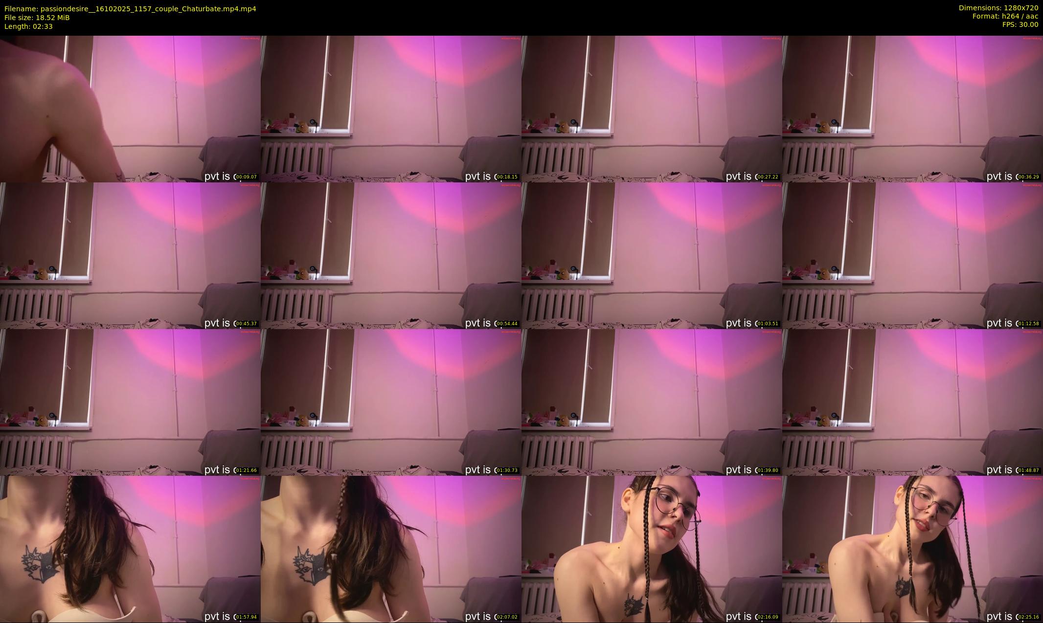 passiondesire_ — 3 minute Chaturbate couple cam show recording, 720p, Oct 16, 2025