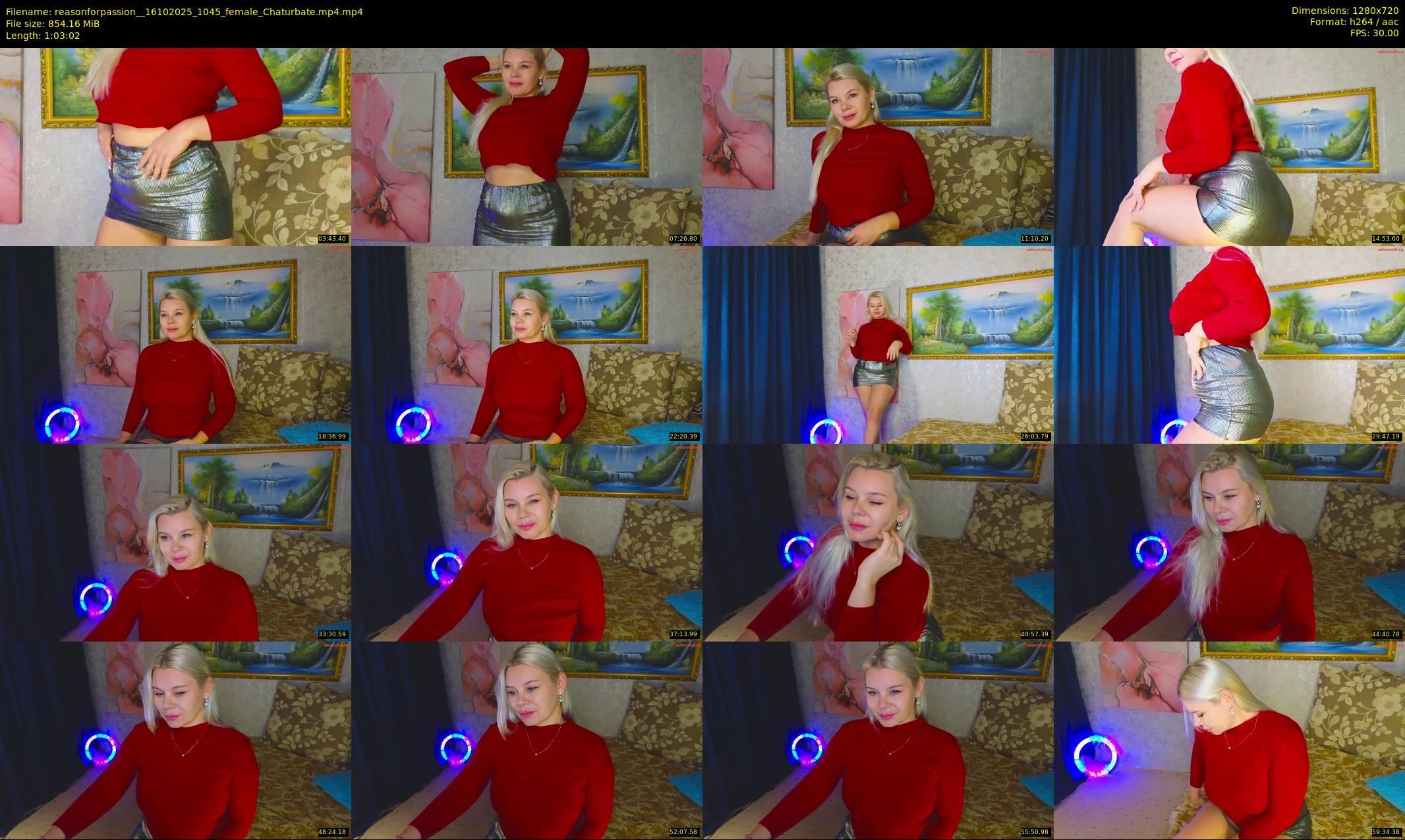 reasonforpassion_ — 64 minute Chaturbate female cam show recording, 720p, Oct 16, 2025