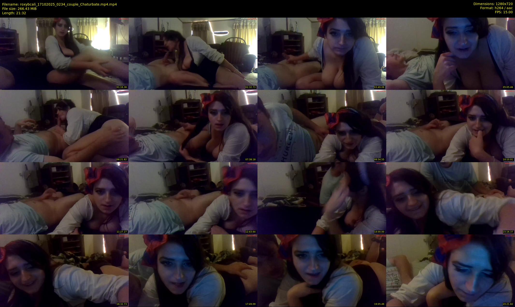 roxybcali — 22 minute Chaturbate couple cam show recording, 720p, Oct 17, 2025