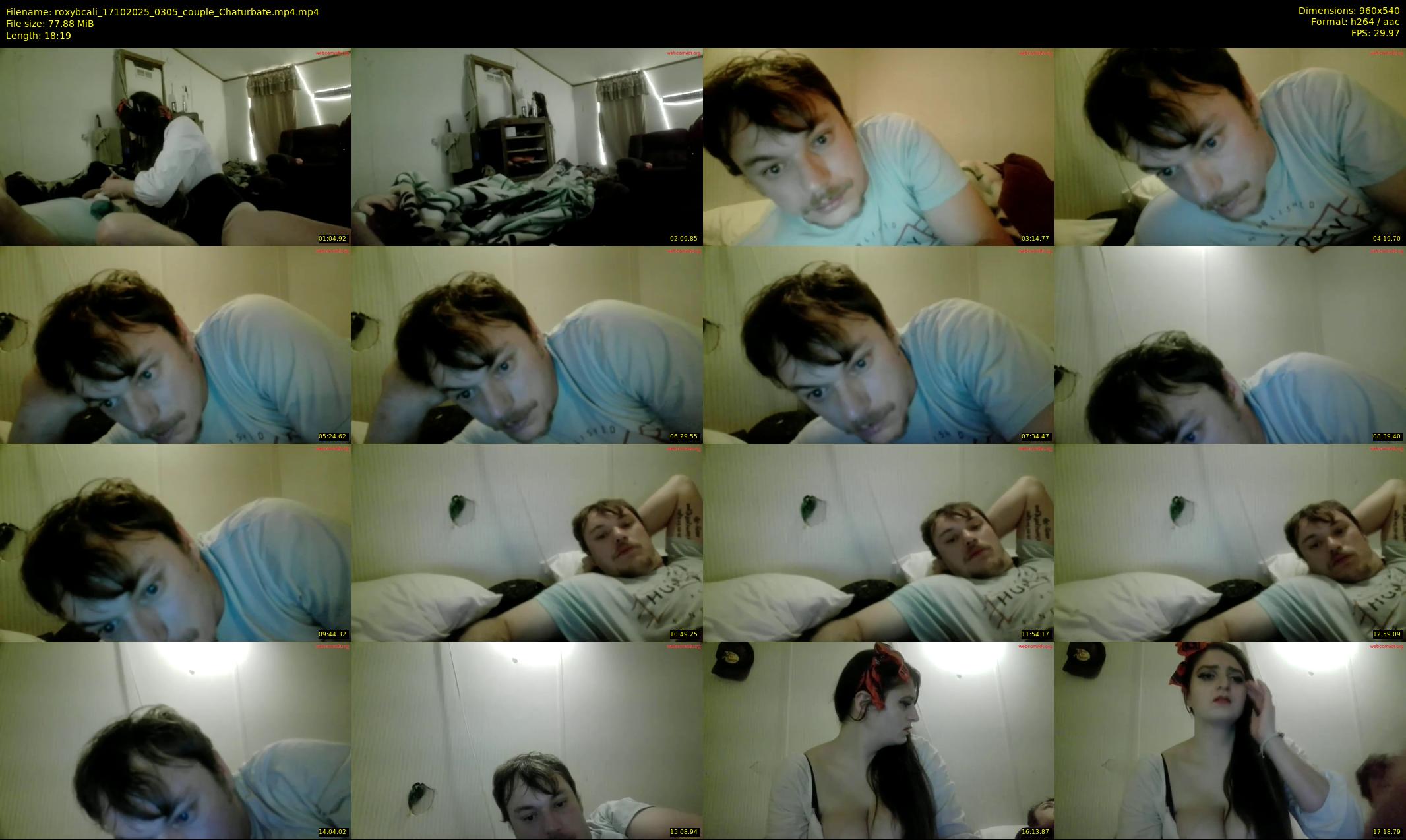 roxybcali — 19 minute Chaturbate couple cam show recording, 480p, Oct 17, 2025