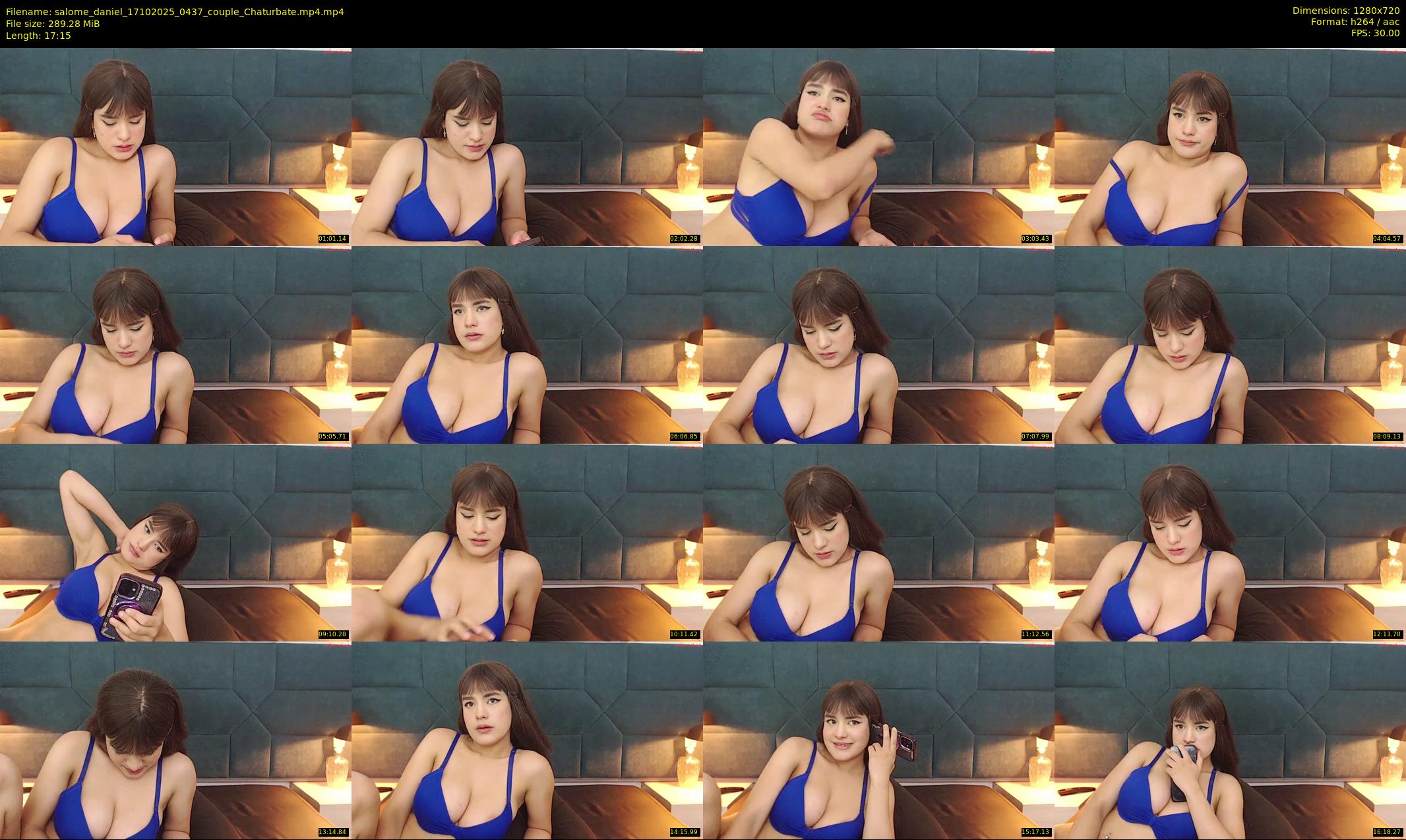 salome_daniel — 18 minute Chaturbate couple cam show recording, 720p, Oct 17, 2025