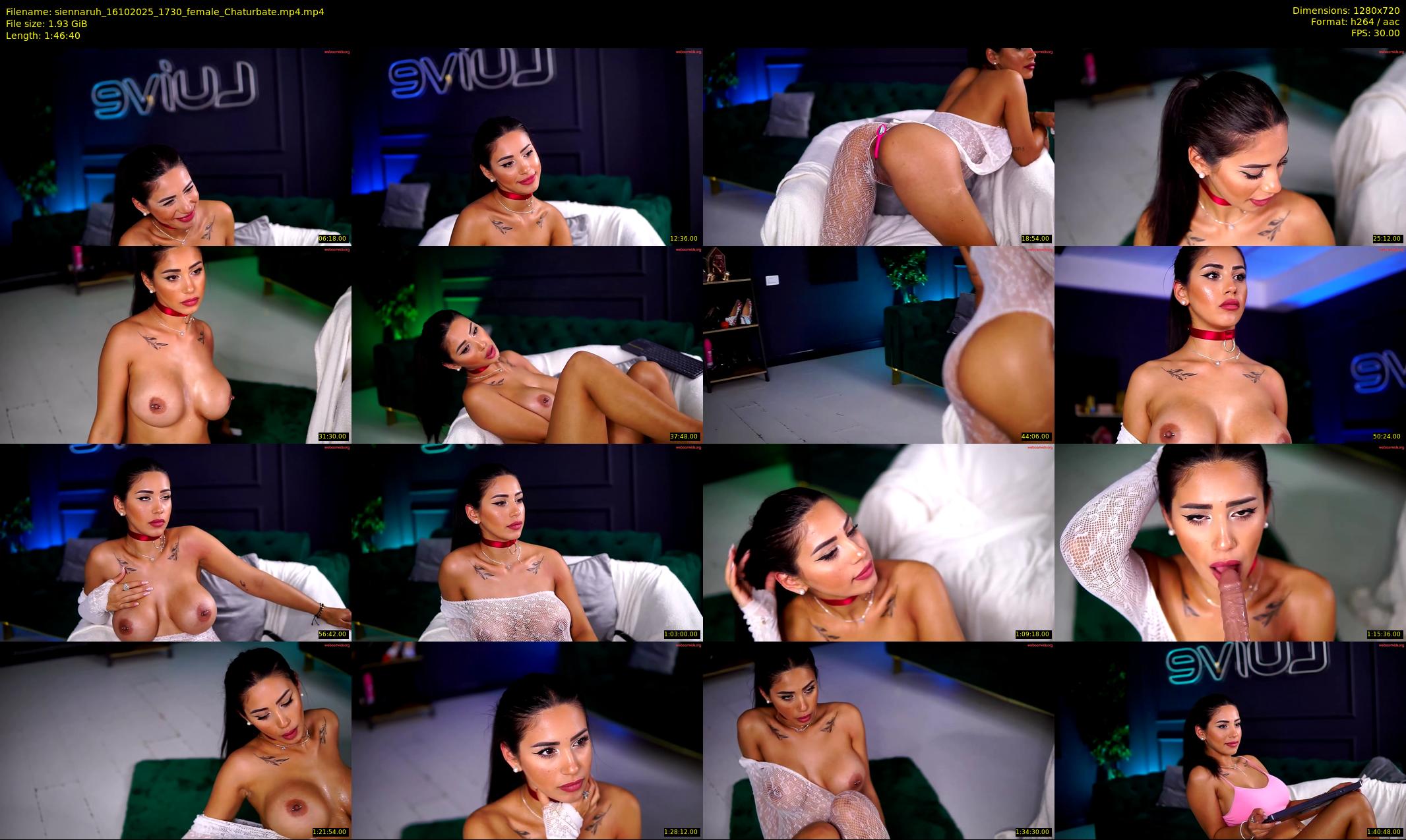 siennaruh — 107 minute Chaturbate female cam show recording, 720p, Oct 16, 2025