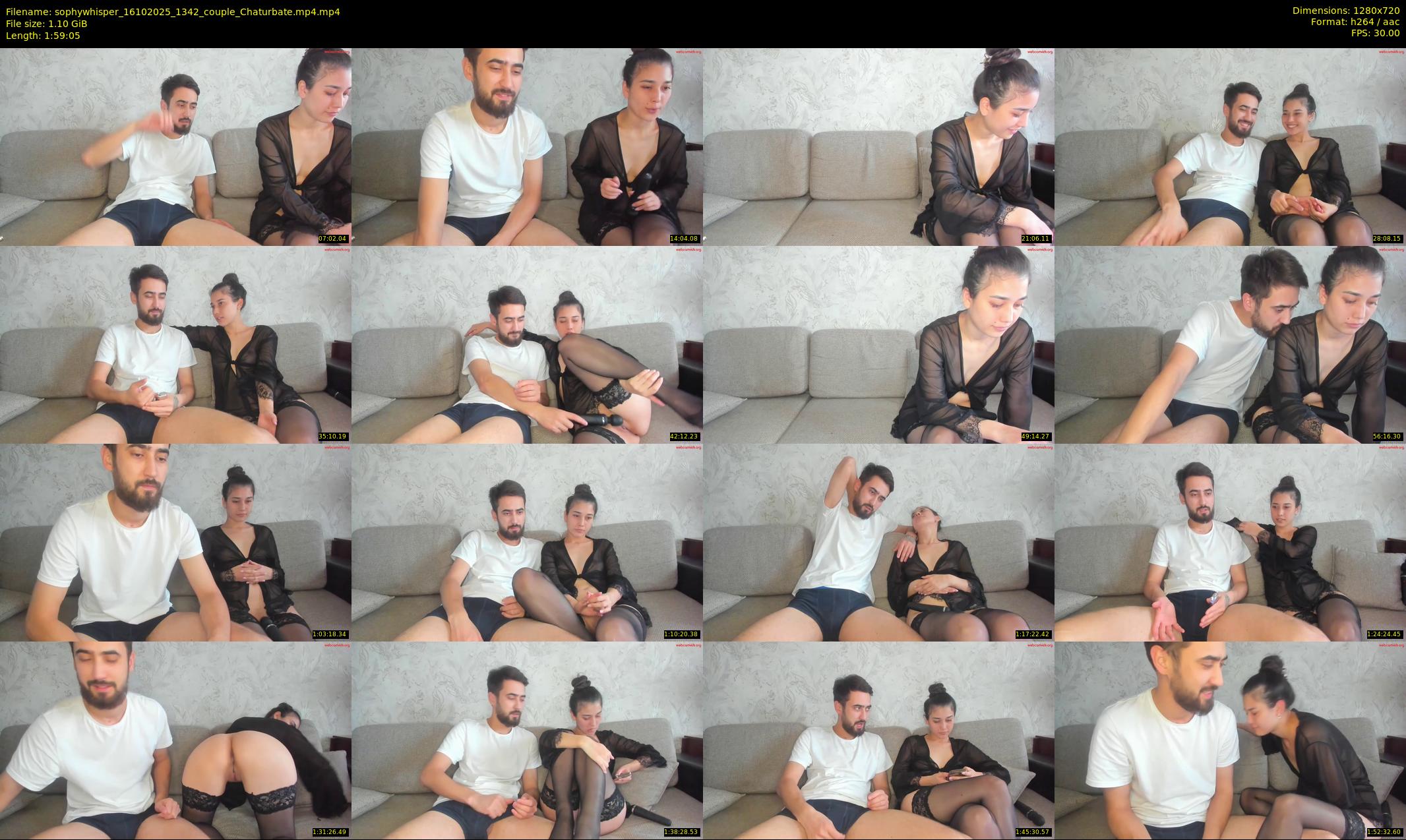 sophywhisper — 120 minute Chaturbate couple cam show recording, 720p, Oct 16, 2025
