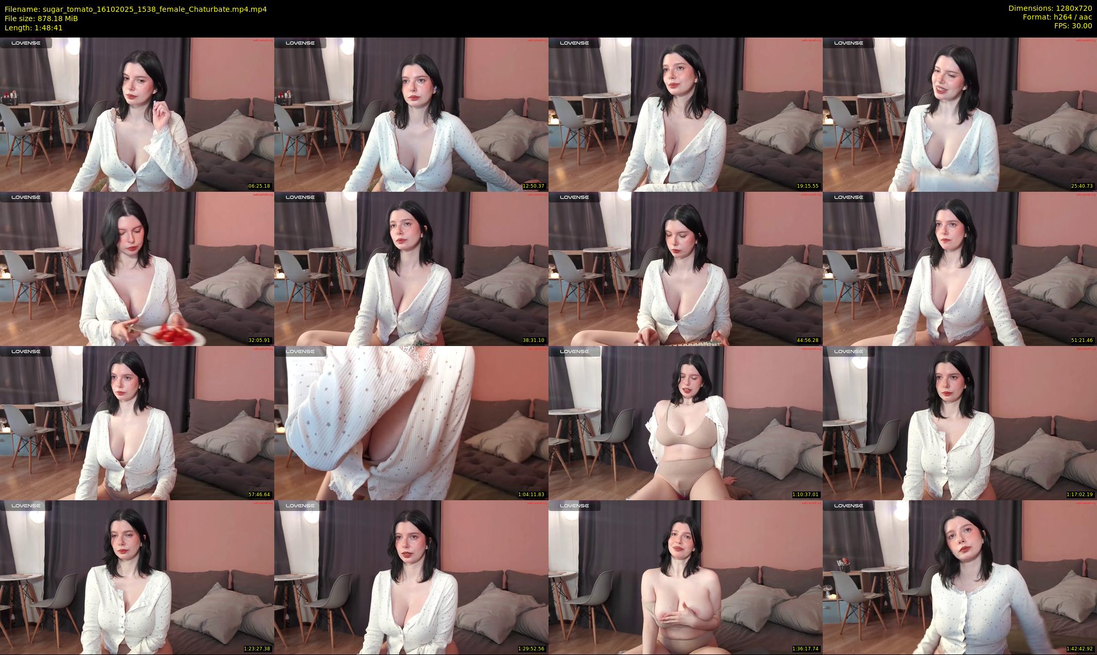 sugar_tomato — 109 minute Chaturbate female cam show recording, 720p, Oct 16, 2025